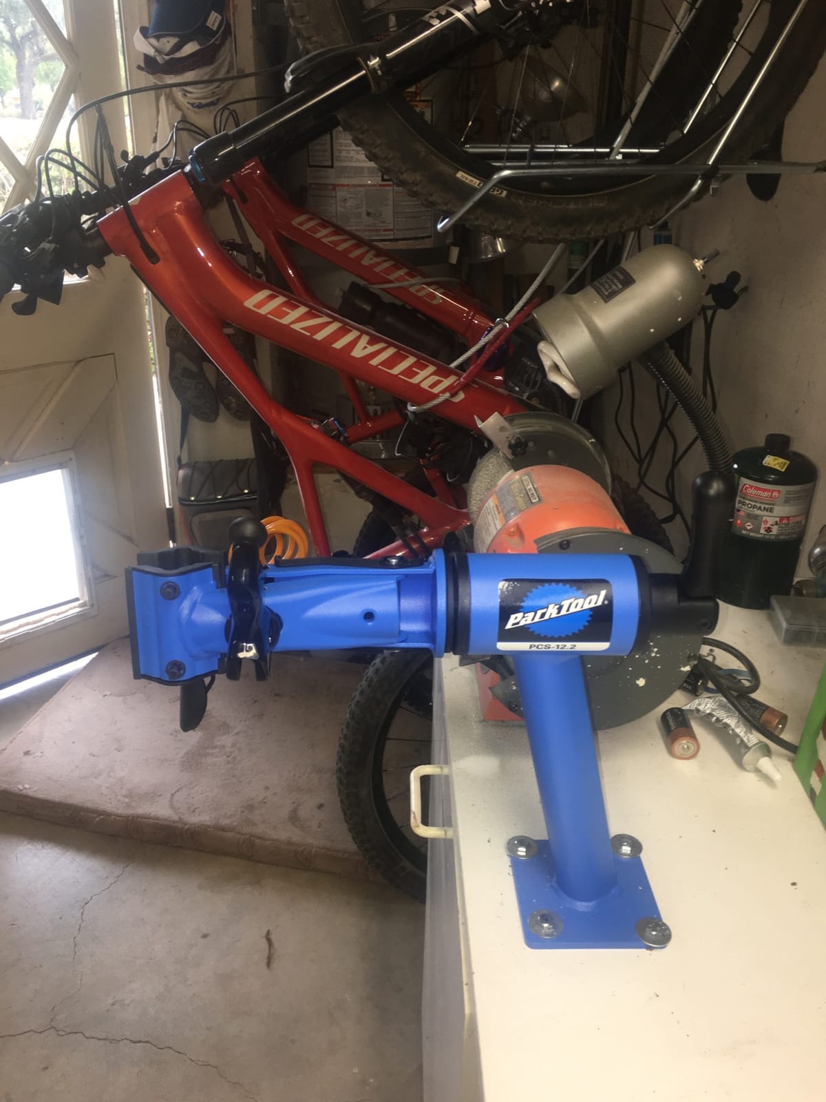 Park Tool PCS-12.2 Home Bicycle Mechanic Bench Mount Repair Stand customer photo 2