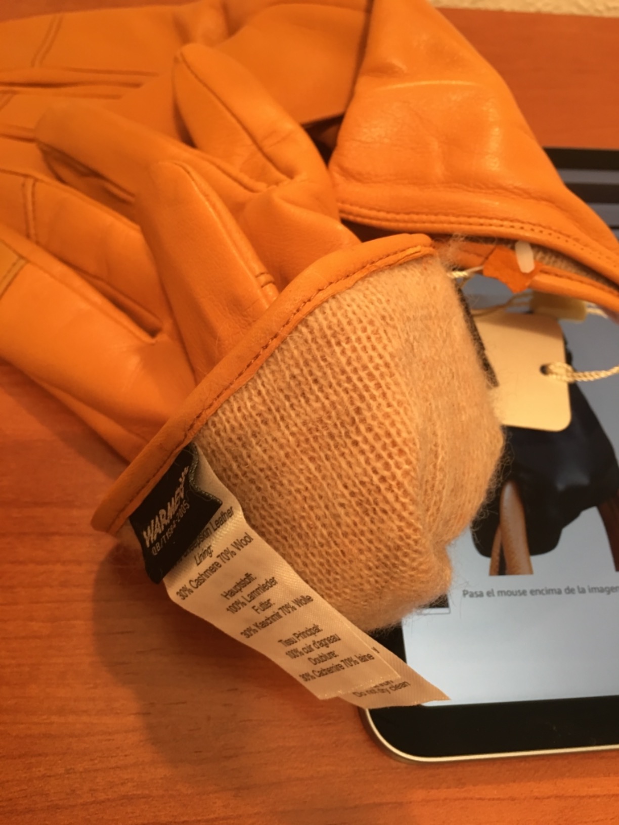 Winter Gloves for Women Genuine Leather Warm Cashmere & Wool Blend Lining Touchscreen Windproof Driving Dress customer photo 1