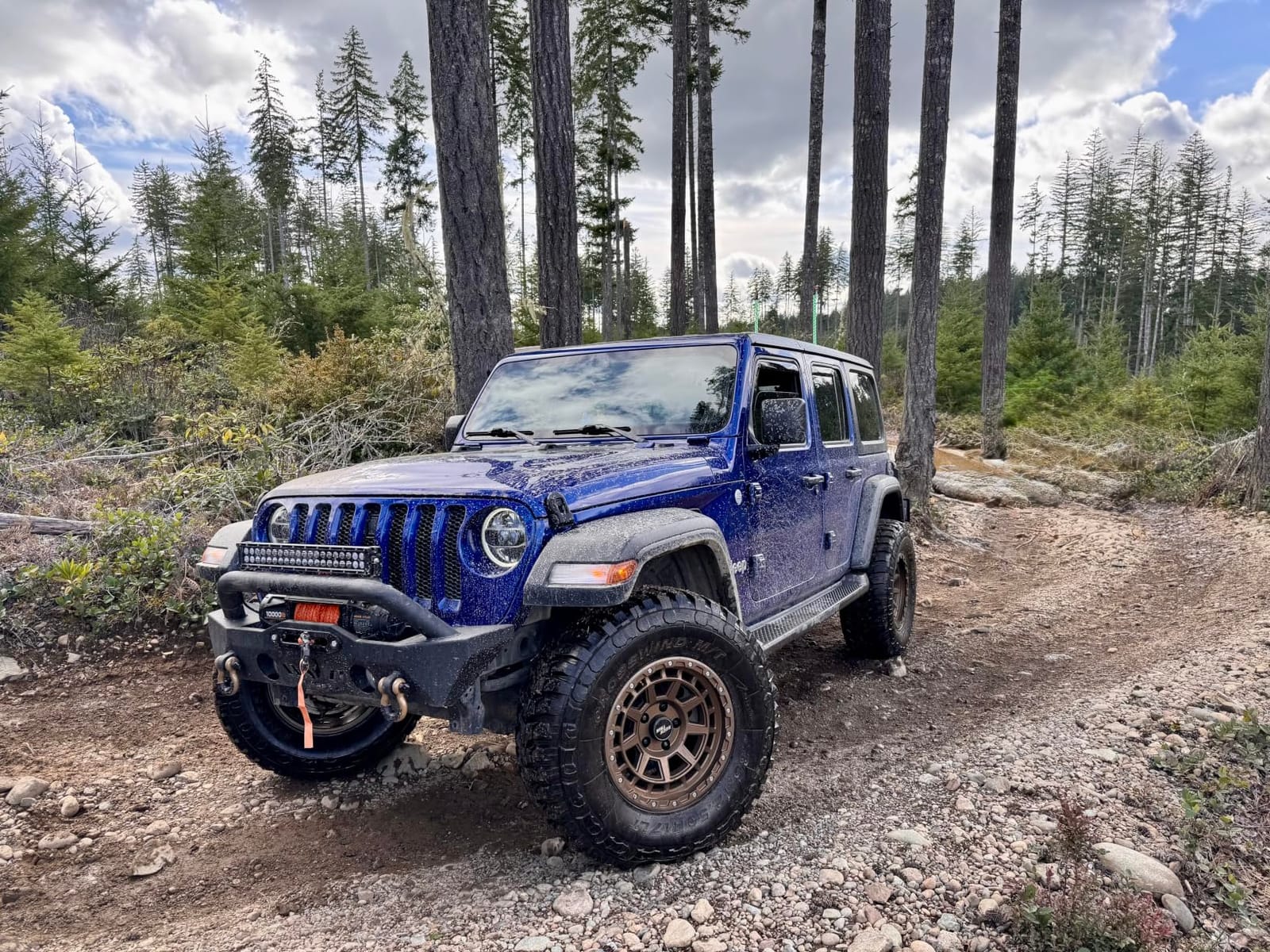 Tyger Auto TG-BP6J70078 Tyger FURY Stubby Front Bumper w/Winch Plate Compatible with 2007-2026 Jeep Wrangler JK/JL; 2020-2026 Gladiator customer photo 2