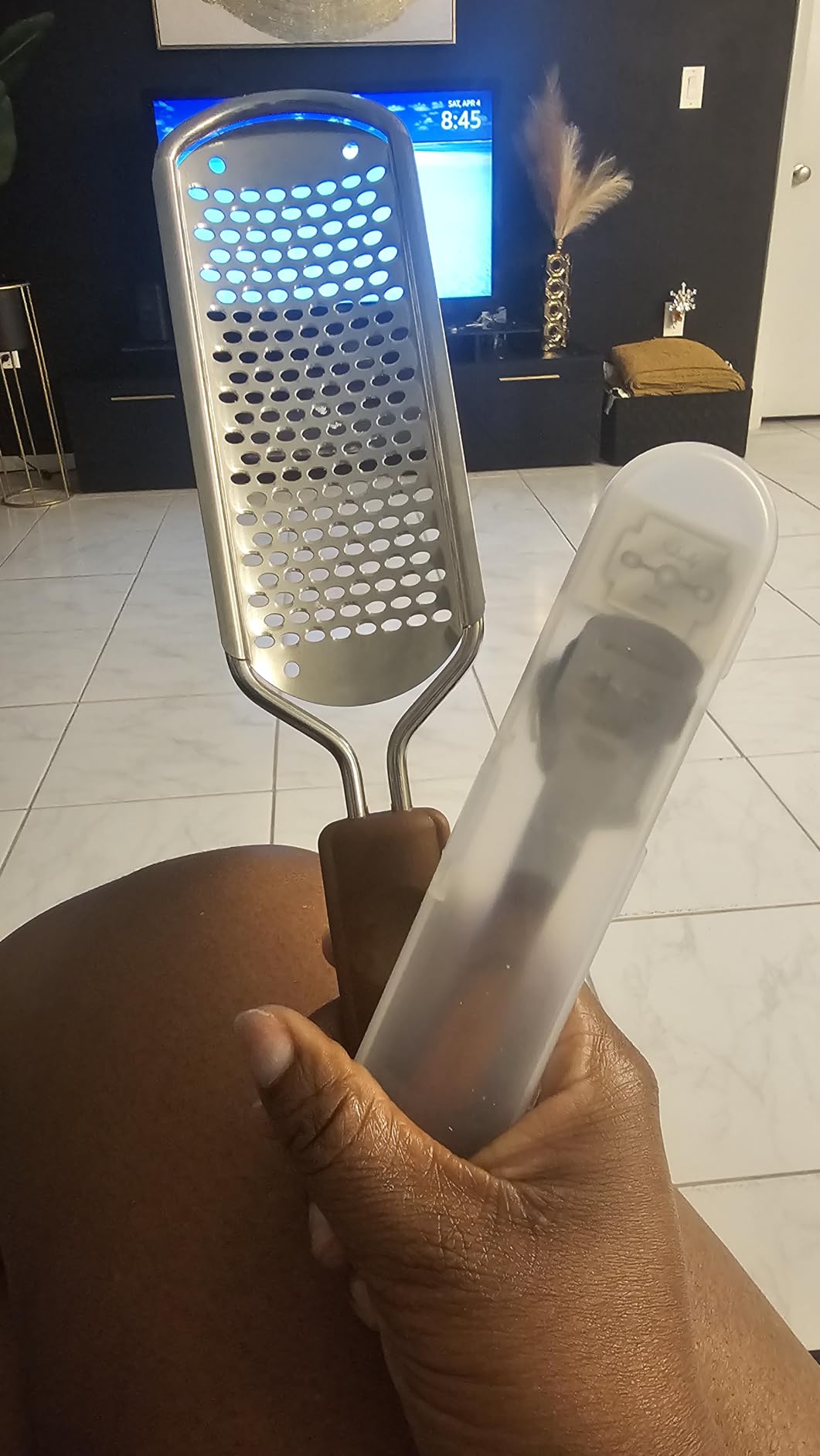2 Pack Pedicure Kit, Foot File Callus Remover, Heel Scraper for Feet customer photo 2