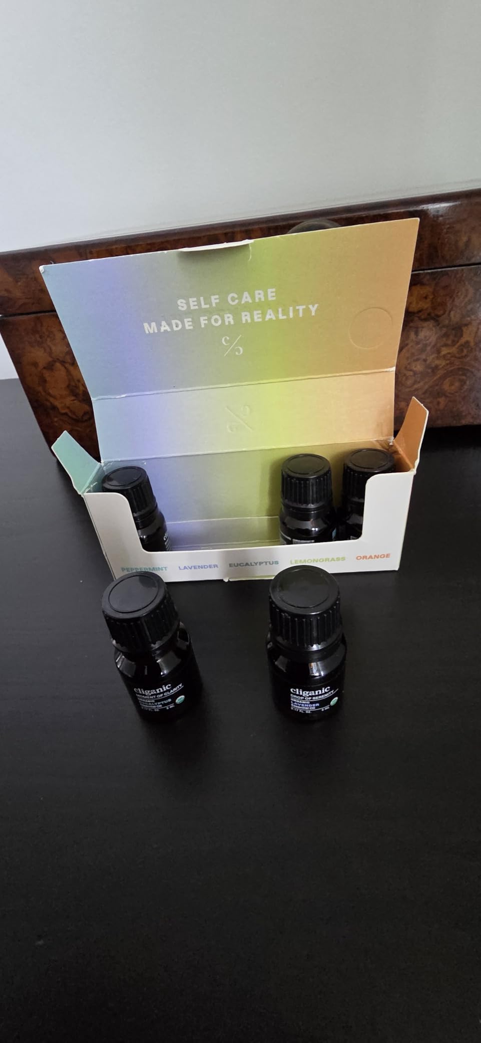 Cliganic Organic Essential Oils Set (Top 5 - The Classics) - 100% Pure Natural - Aromatherapy, Candle Making - Peppermint, Lavender, Eucalyptus, Lemongrass & Orange customer photo 2