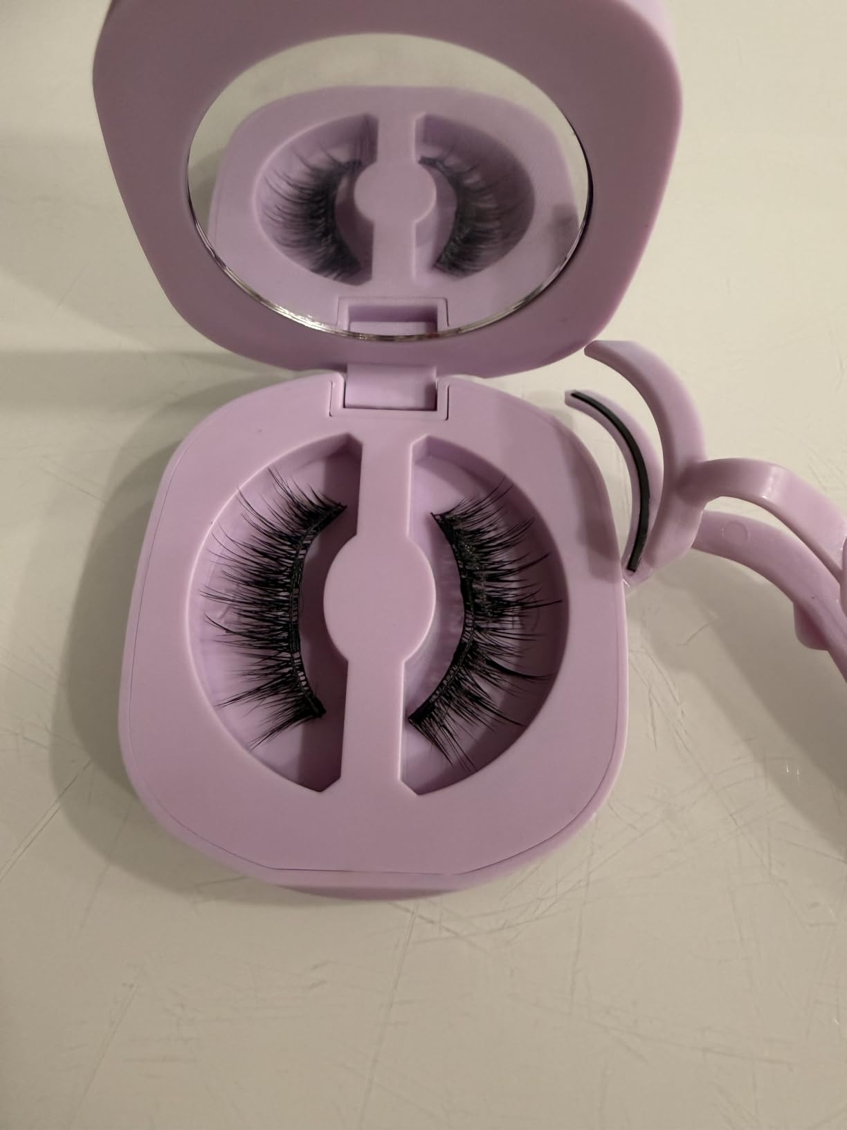 JIMIRE 20 Pairs False Eyelashes 4 Styles Mink Eyelashes Fluffy Pack 3D Volume Faux Mink Cat Eye Lashes Pack customer photo 2