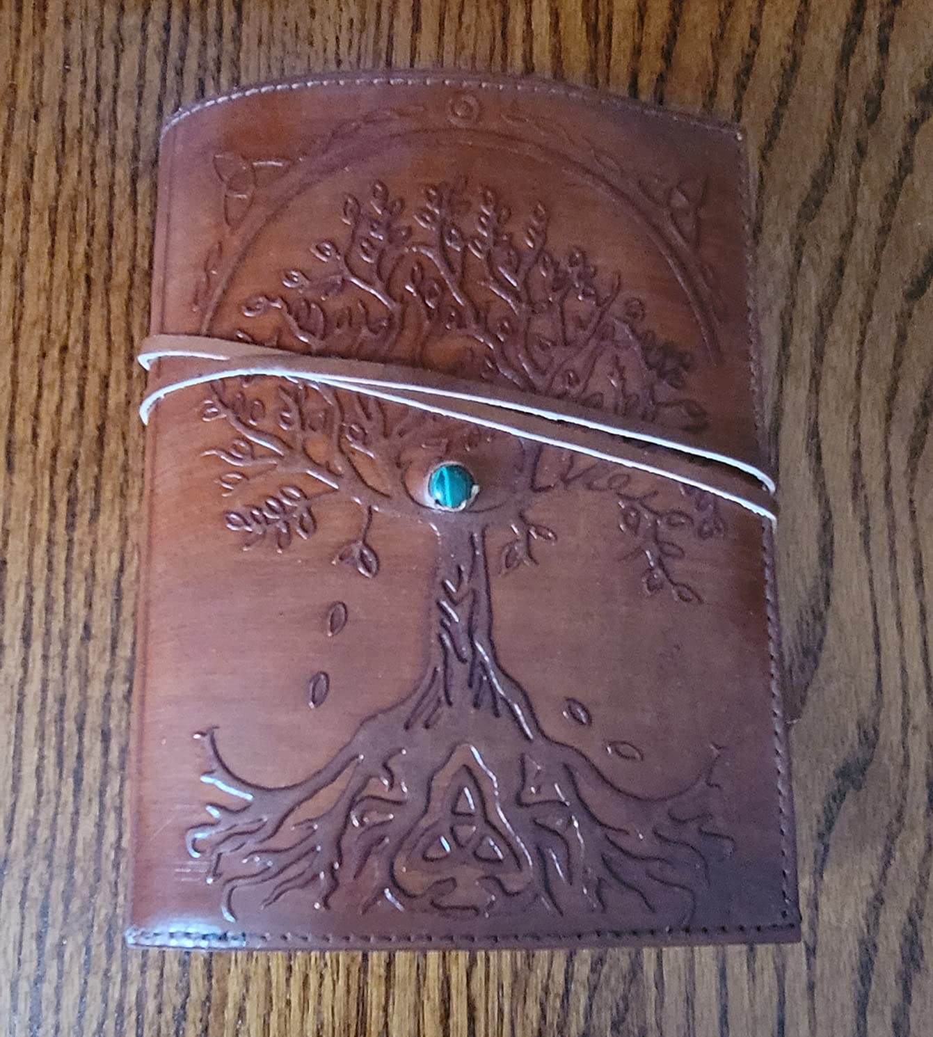 Leather Journal in Brown 7x5 Refillable Lined Paper Tree of Life Handmade writing Notebook Diary Leather Bound Daily Notepad for women and men Writing pad for Artist Sketch customer photo 2