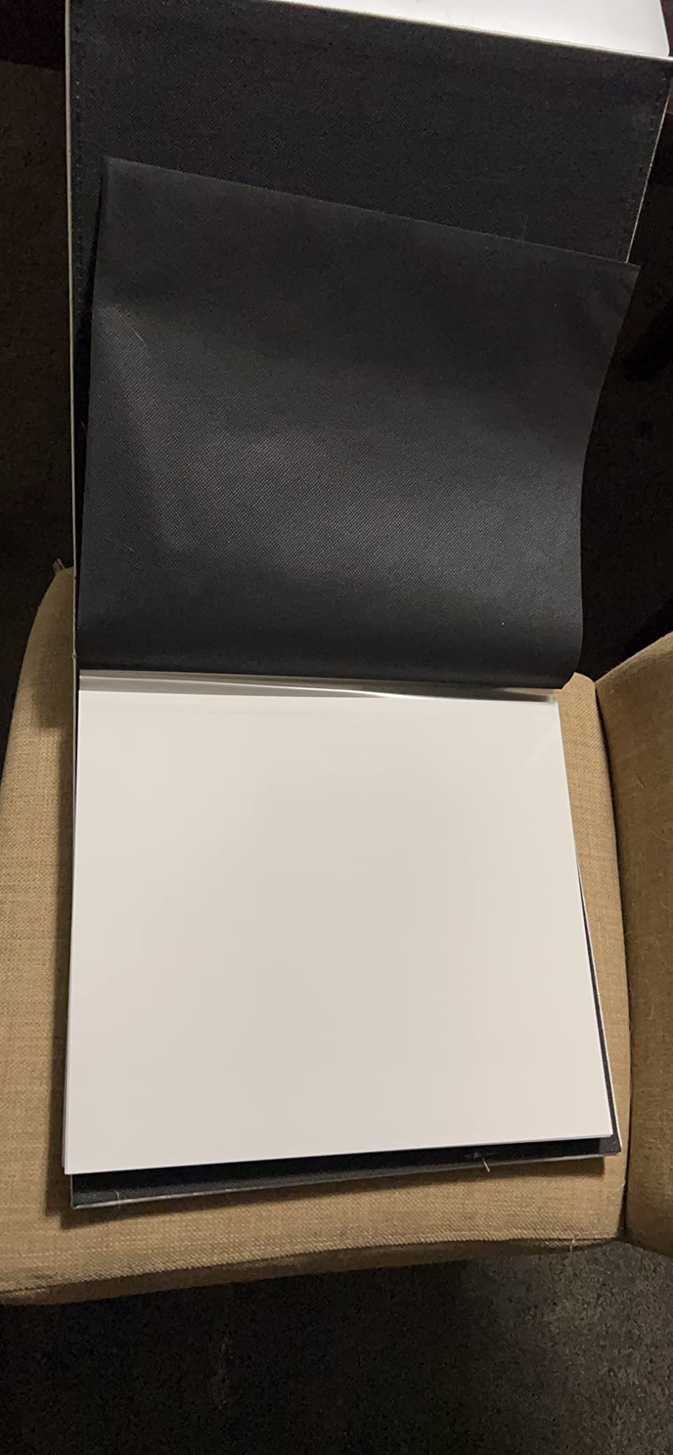 RECUTMS Self Adhesive Photo Album, 60 Pages Magnetic Scrapbook Album | Strong Adhesive, White Acid-Free Pages, Fits 3x5-8x10 Photos, Premium Leather Cover, Photo Window Cover, Wedding & Family customer photo 2