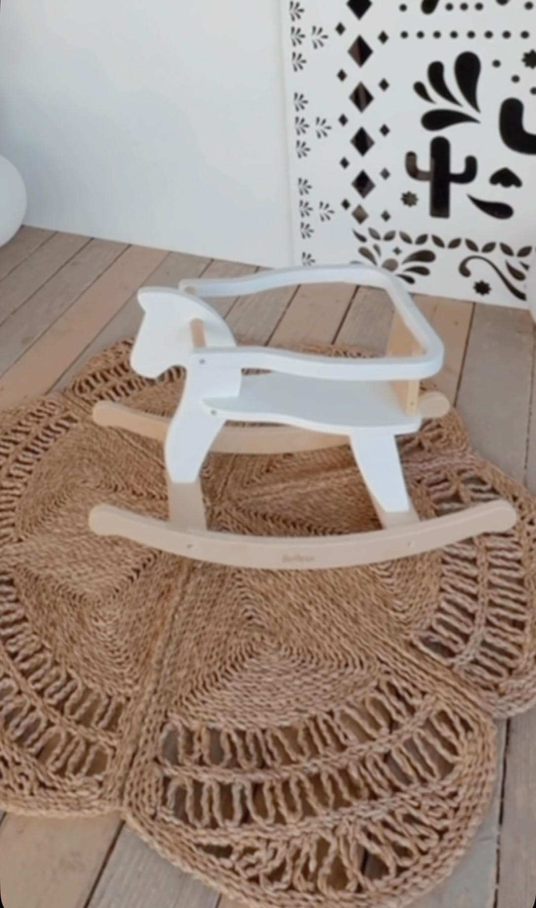 Belleur Rocking Horse for Kids 1-3 Years Old, Wooden Rocking Toy for Toddlers with Removable Fence for Indoor & Outdoor Activities, Baby Horse Riding Toy for Birthday & Visit Gifts customer photo 2