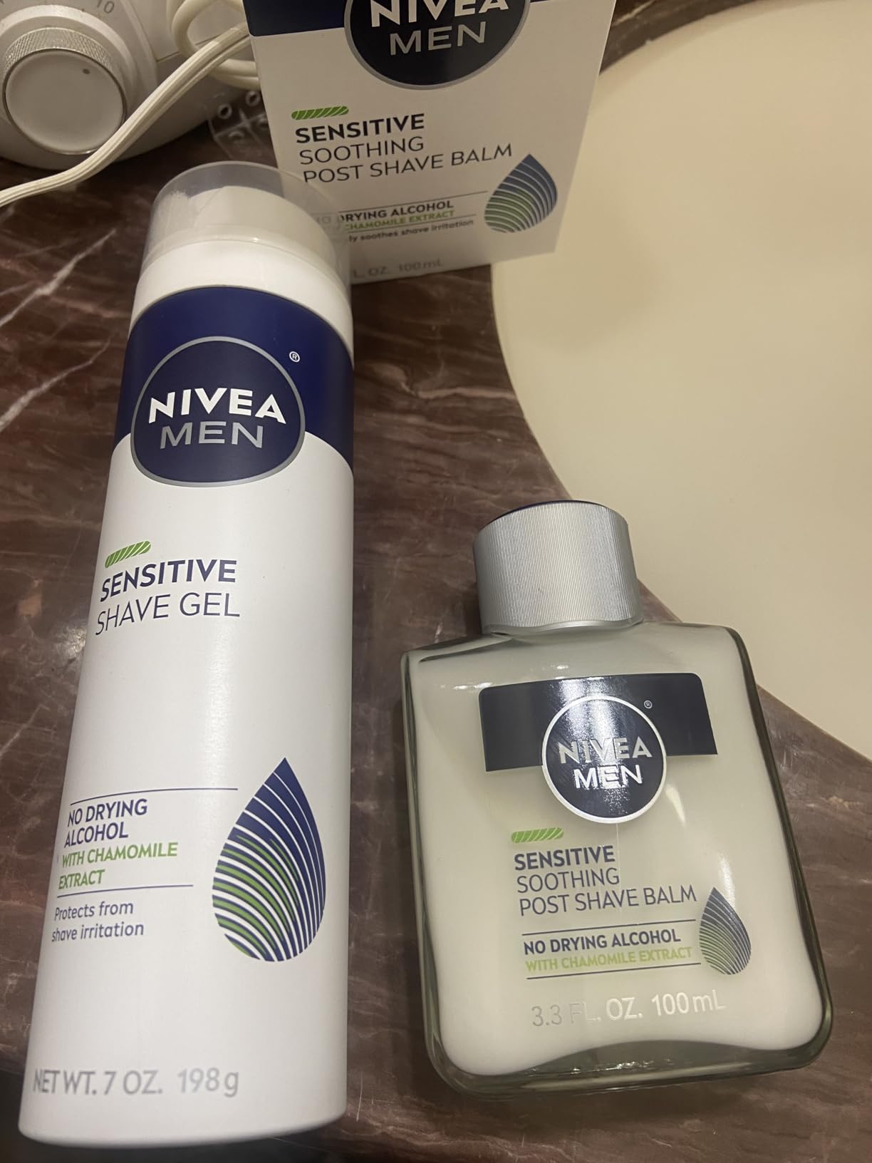 NIVEA MEN Sensitive Shaving Set for Men, Variety Pack, 2 Items customer photo 1