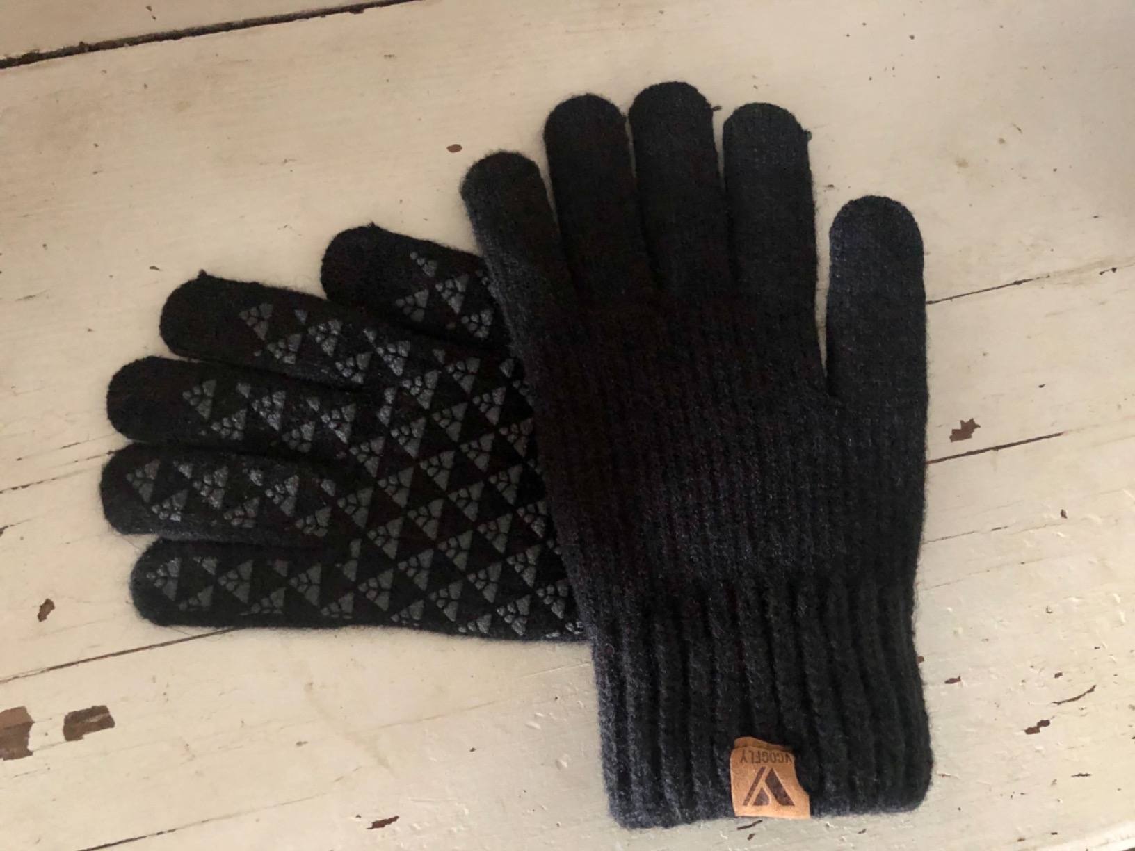 Vgogfly Winter Knit Gloves Warm Full Fingers Men Women with Upgraded Touch Screen - Anti-Slip Glove Fleece Lined customer photo 1