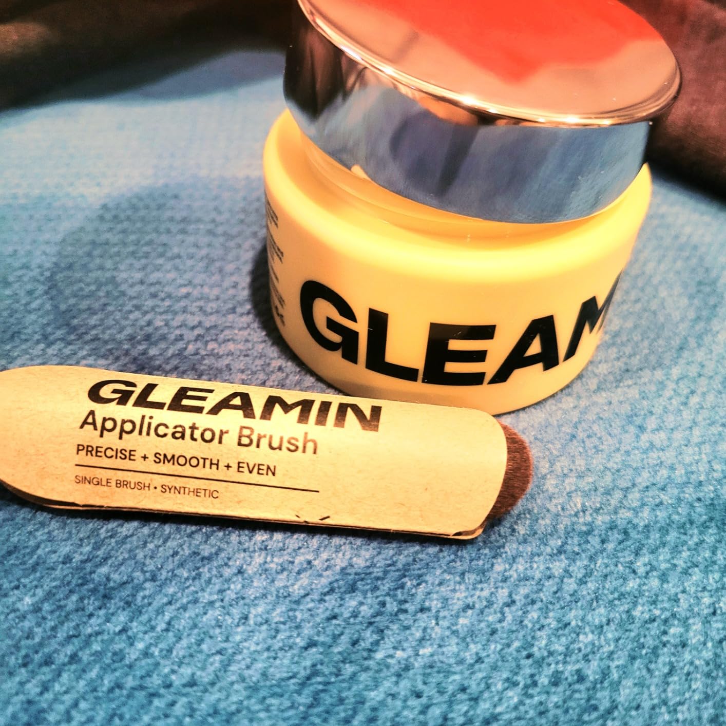 Gleamin Vitamin C Clay Mask for Dark Spots 2.5oz Brightening Clay Face Mask customer photo 1