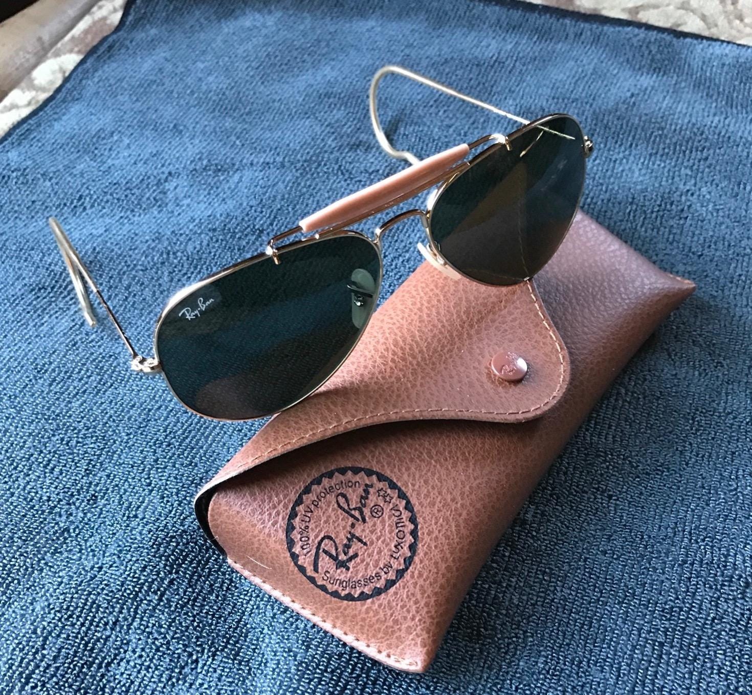 Ray-Ban RB3030 Outdoorsman I Aviator Sunglasses for Men for Women customer photo 2