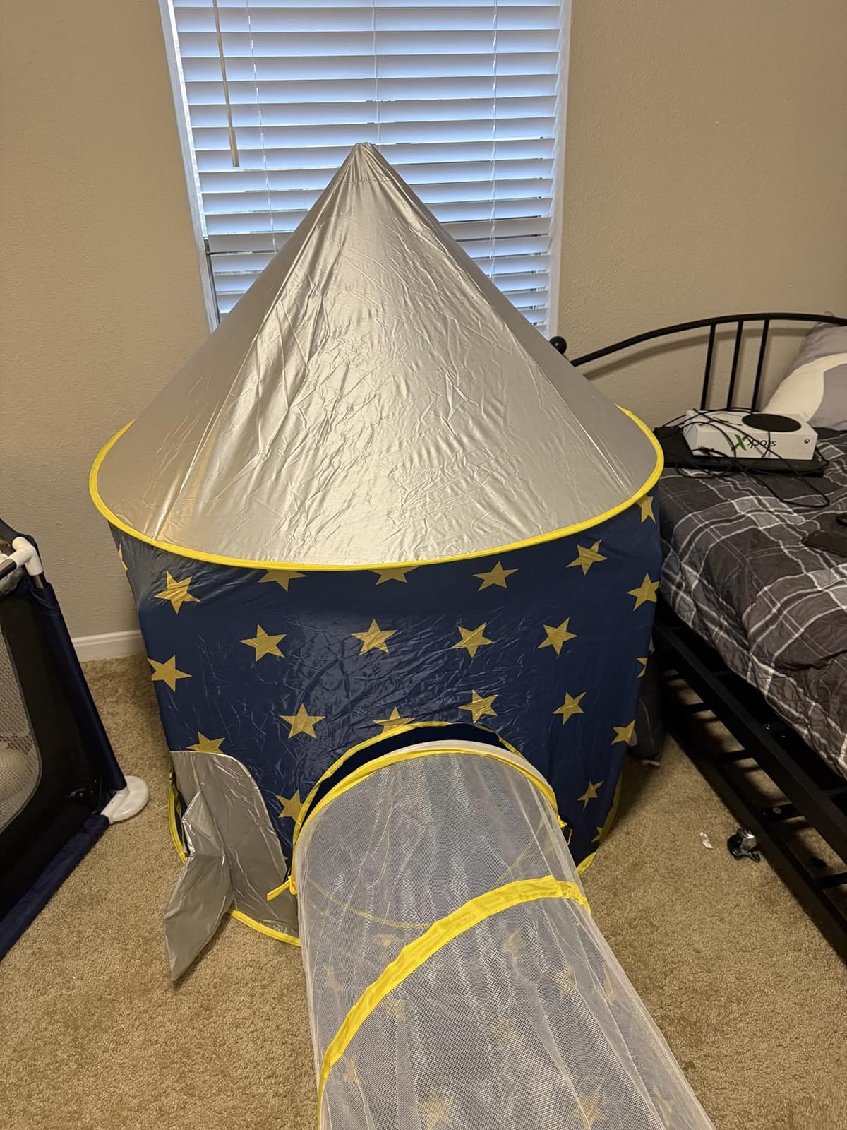 PigPigPen 3pc Kids Play Tent for Boys with Ball Pit, Crawl Tunnel, Princess Tents for Toddlers, Baby Space World Playhouse Toys, Boys Indoor& Outdoor Play House, Perfect Kid’s Gifts customer photo 1