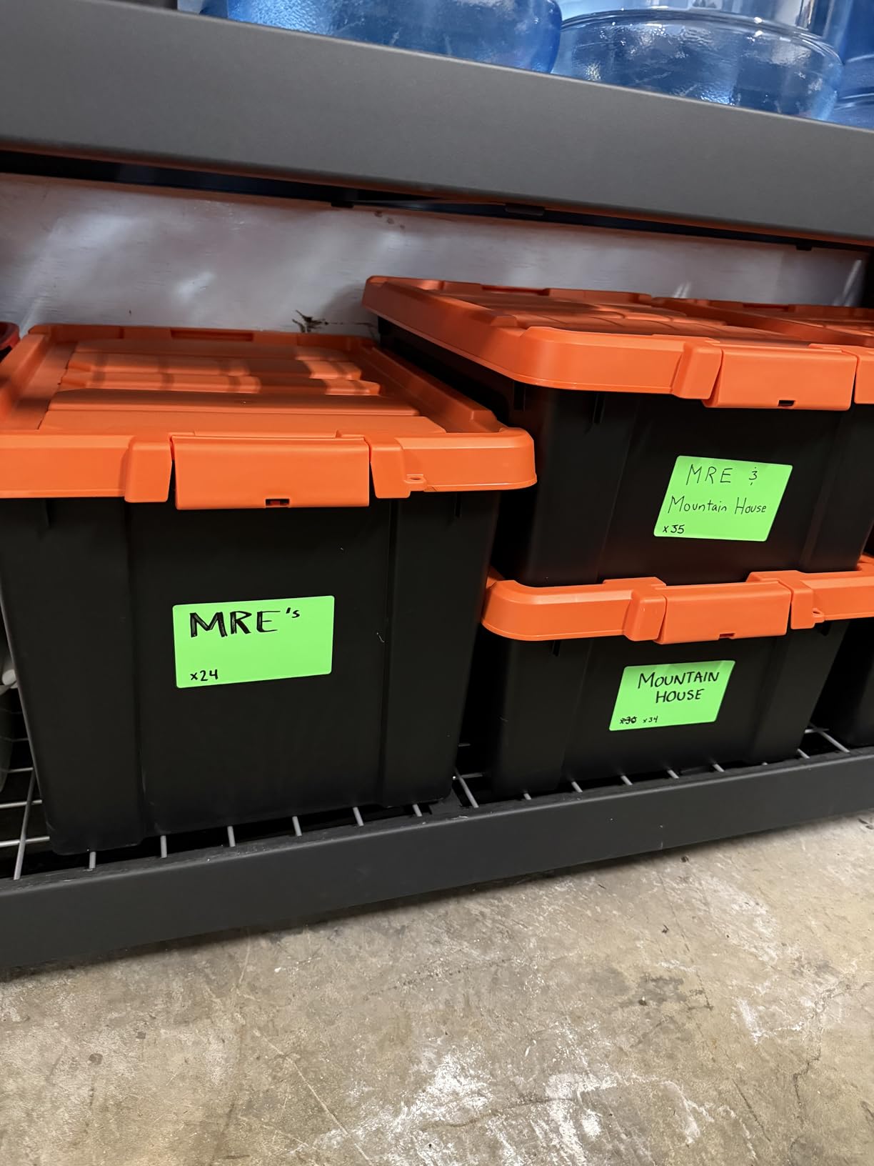 IRIS USA Lockable Storage Bins with Lids, 12 Gallon Heavy Duty, 2 Pack customer photo 2