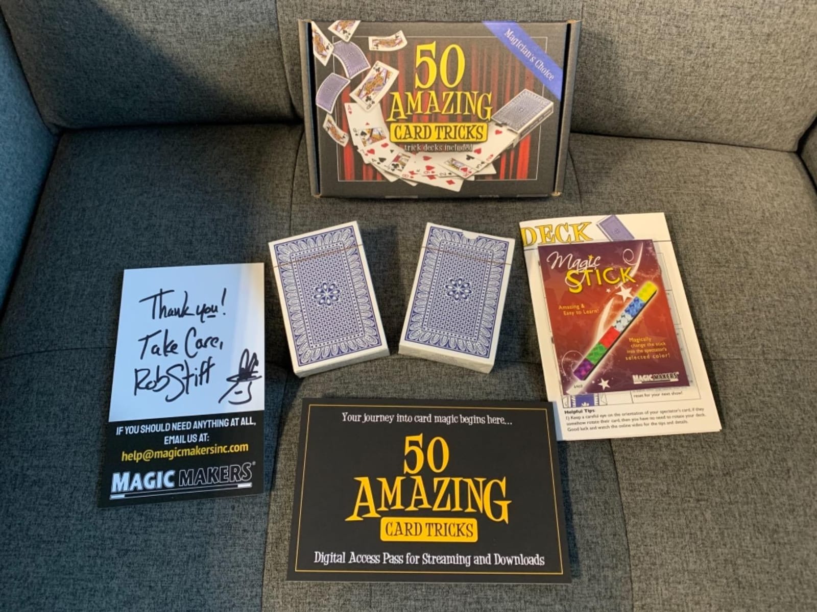 50 Amazing Card Tricks Kit for All Ages With Trick Decks Included customer photo 1