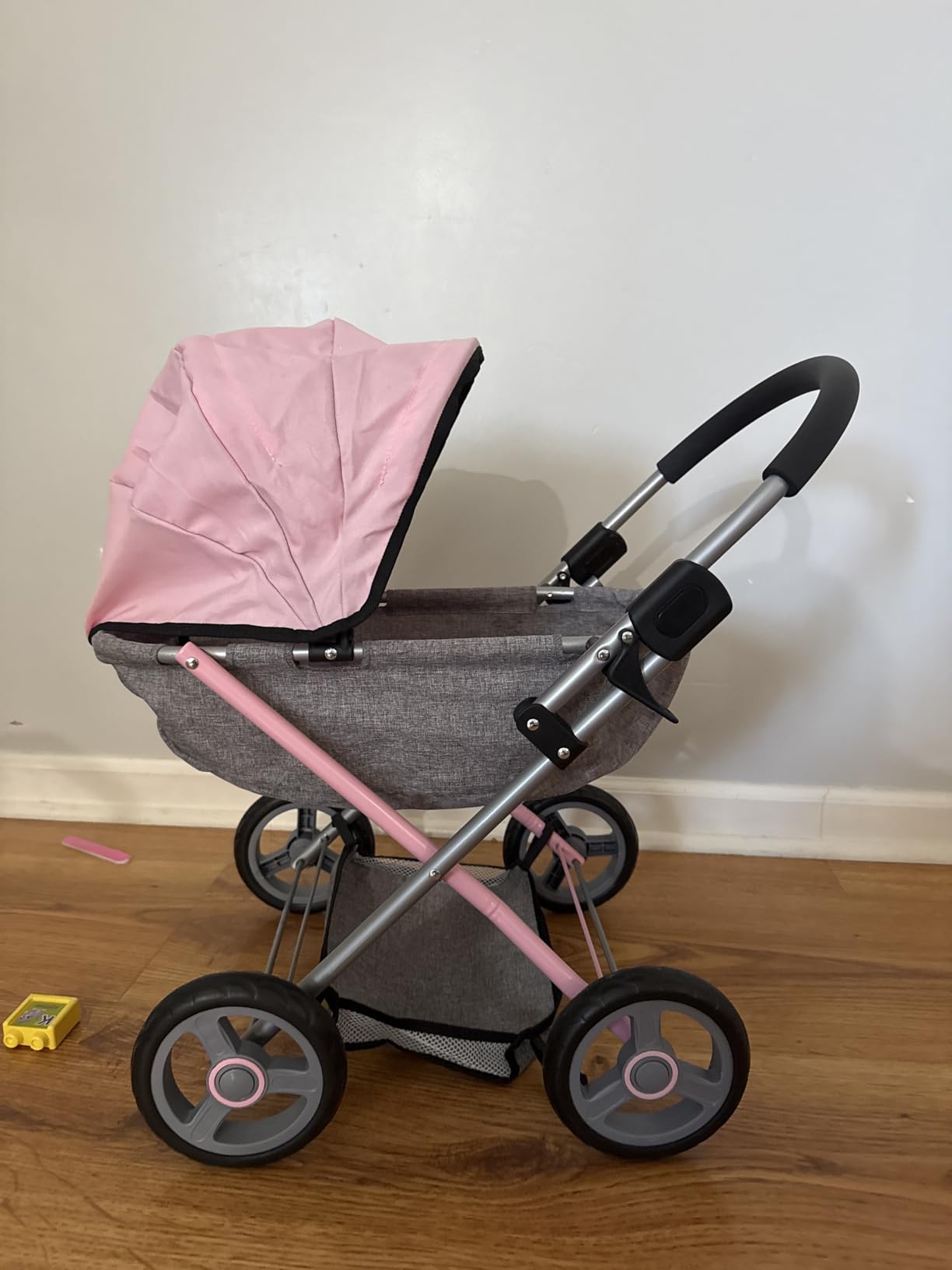 Bayer Baby Doll Stroller Toy Set with Bag - Pink Carriage for 18 Inch Dolls customer photo 2