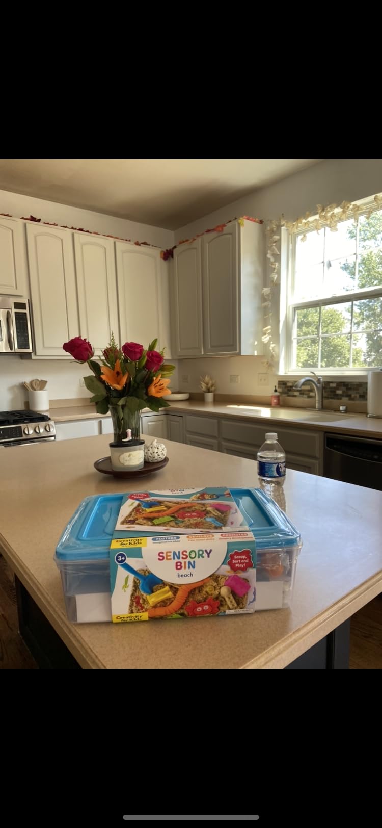 Creativity for Kids Sensory Bin: Outer Space Toys - Preschool and Toddler Sensory Toys, Kids Gifts for Boys and Girls Ages 3-5+, 10.25 x 14.5 x 4.75 inches customer photo 1