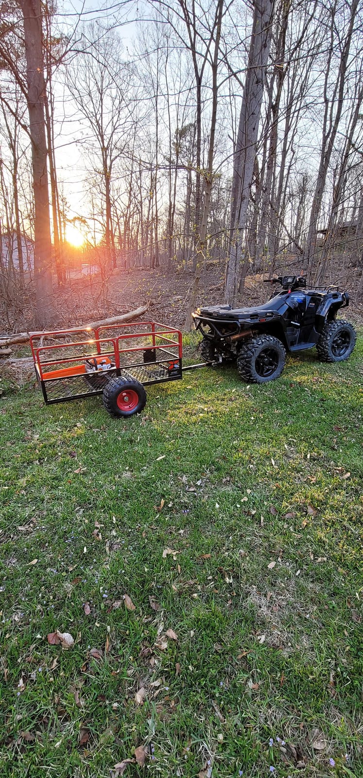 Yutrax TX162 HC1500 Heavy Duty ATV / UTV Trailer – for Off-Road Use - 1,500 lb. Capacity customer photo 1