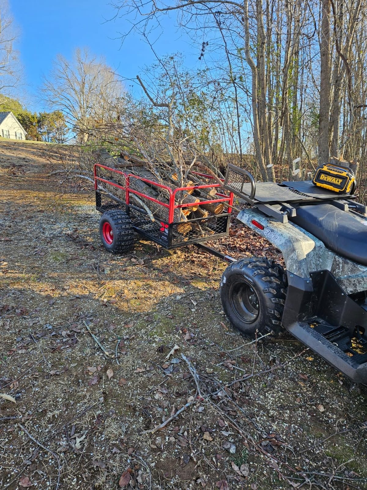 Yutrax TX162 HC1500 Heavy Duty ATV / UTV Trailer – for Off-Road Use - 1,500 lb. Capacity customer photo 2