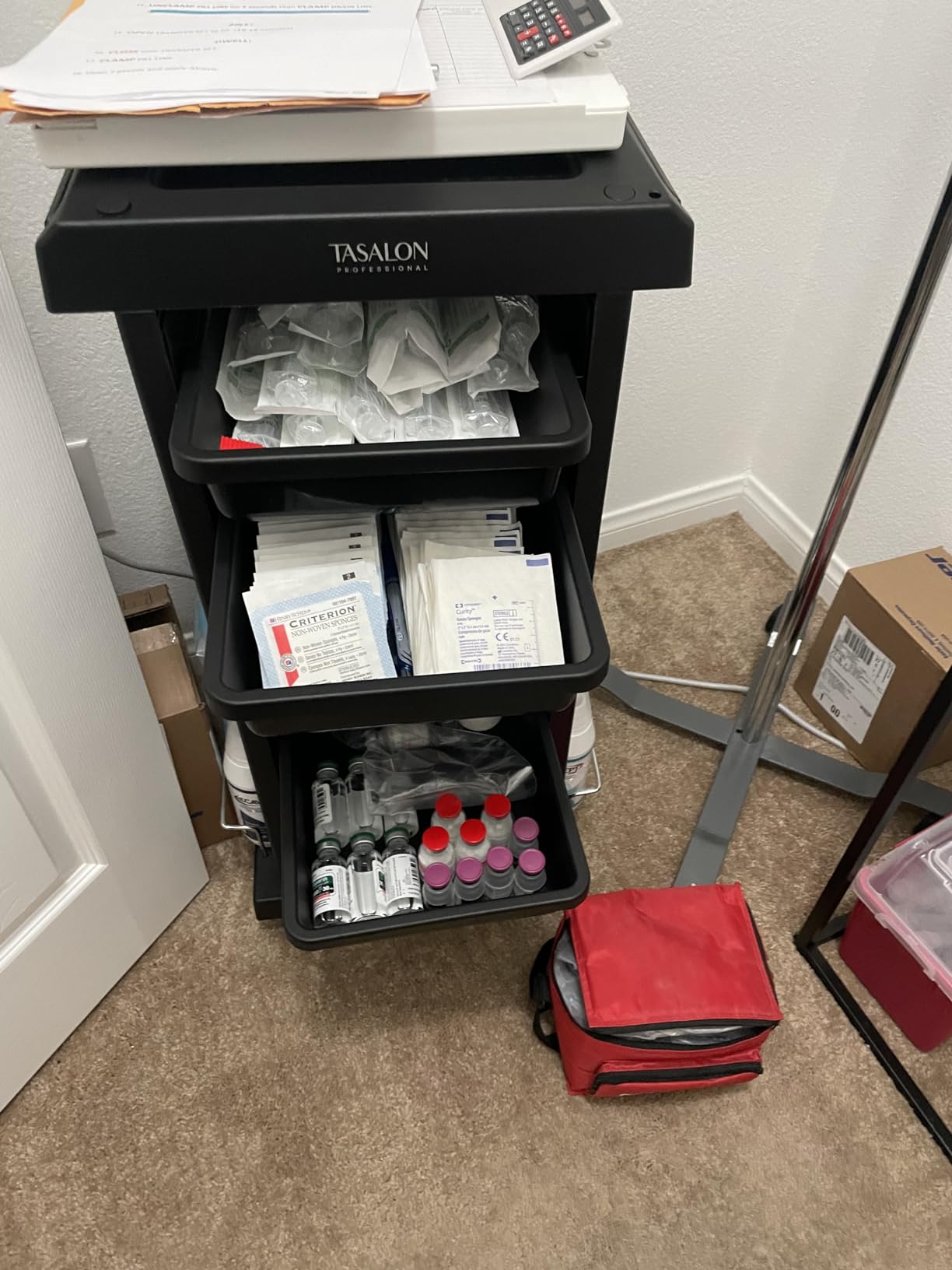 TASALON 6-Tray Multipurpose Rolling Salon Storage Cart customer photo 1