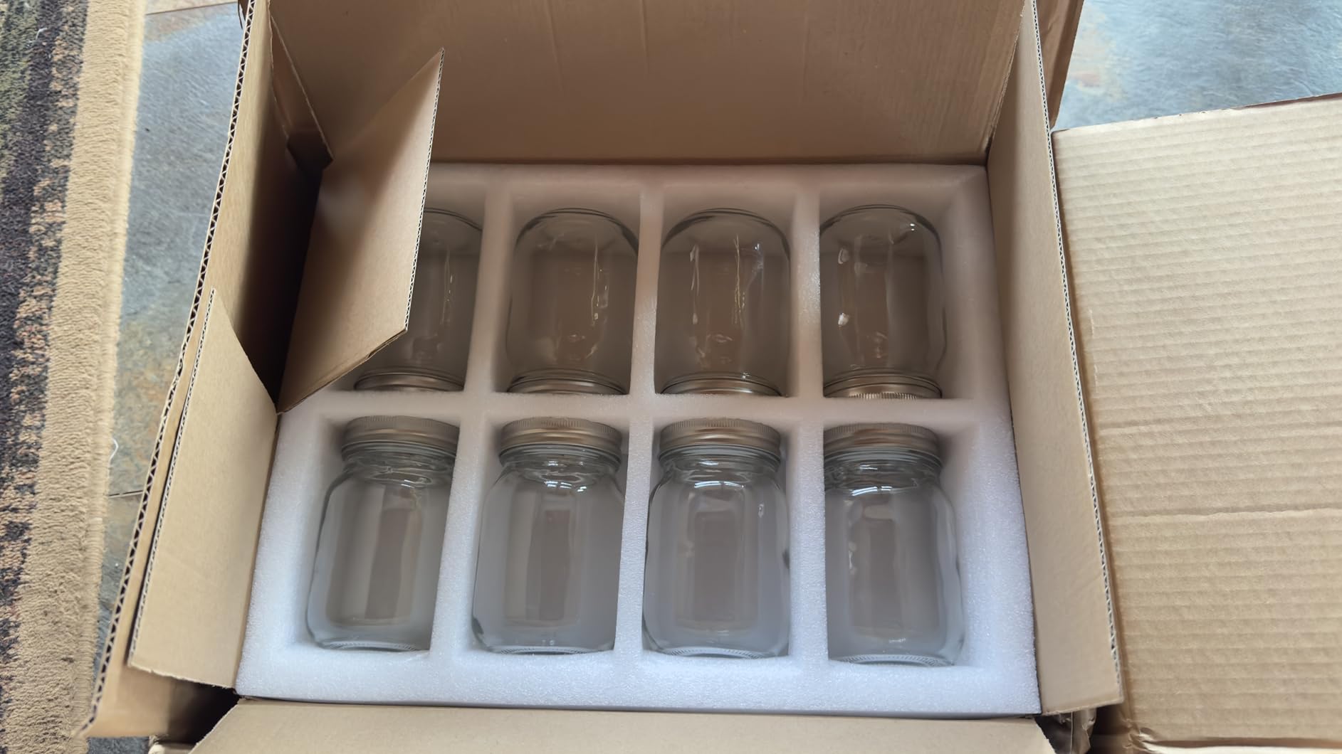 Accguan 16pack 16oz Mason Jars with Airtight Lids and Bands, Glass customer photo 1
