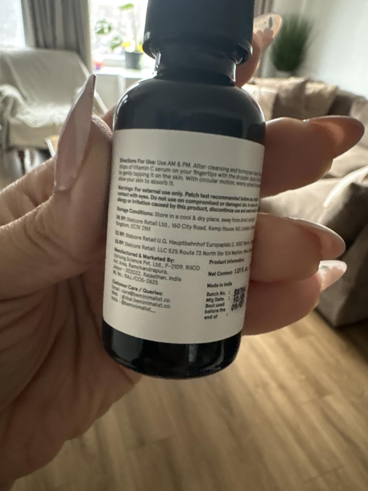 Minimalist 10% Advanced Vitamin C Serum for Glowing Skin | Brightening & Visible Reduces Dark Spots | For Uneven Skin Tone, Dullness | Daily Face Serum (Stable Vitamin C) | 30ml/1 FL Oz customer photo 1