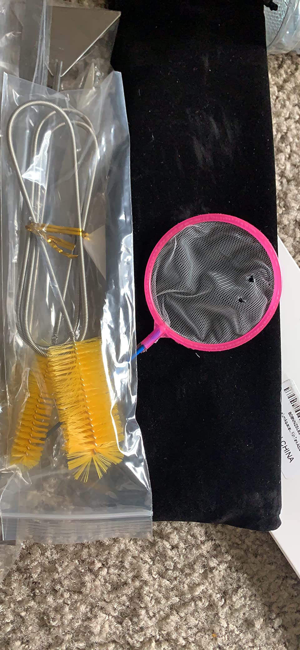 7 in 1 Aquarium Aquascaping Tools Kits,Stainless Steel Aquarium Plant Tools Tweezers Scissors Scrapers for Aquarium Tank Clean Fish Tank Aquascape Tools Sets customer photo 2
