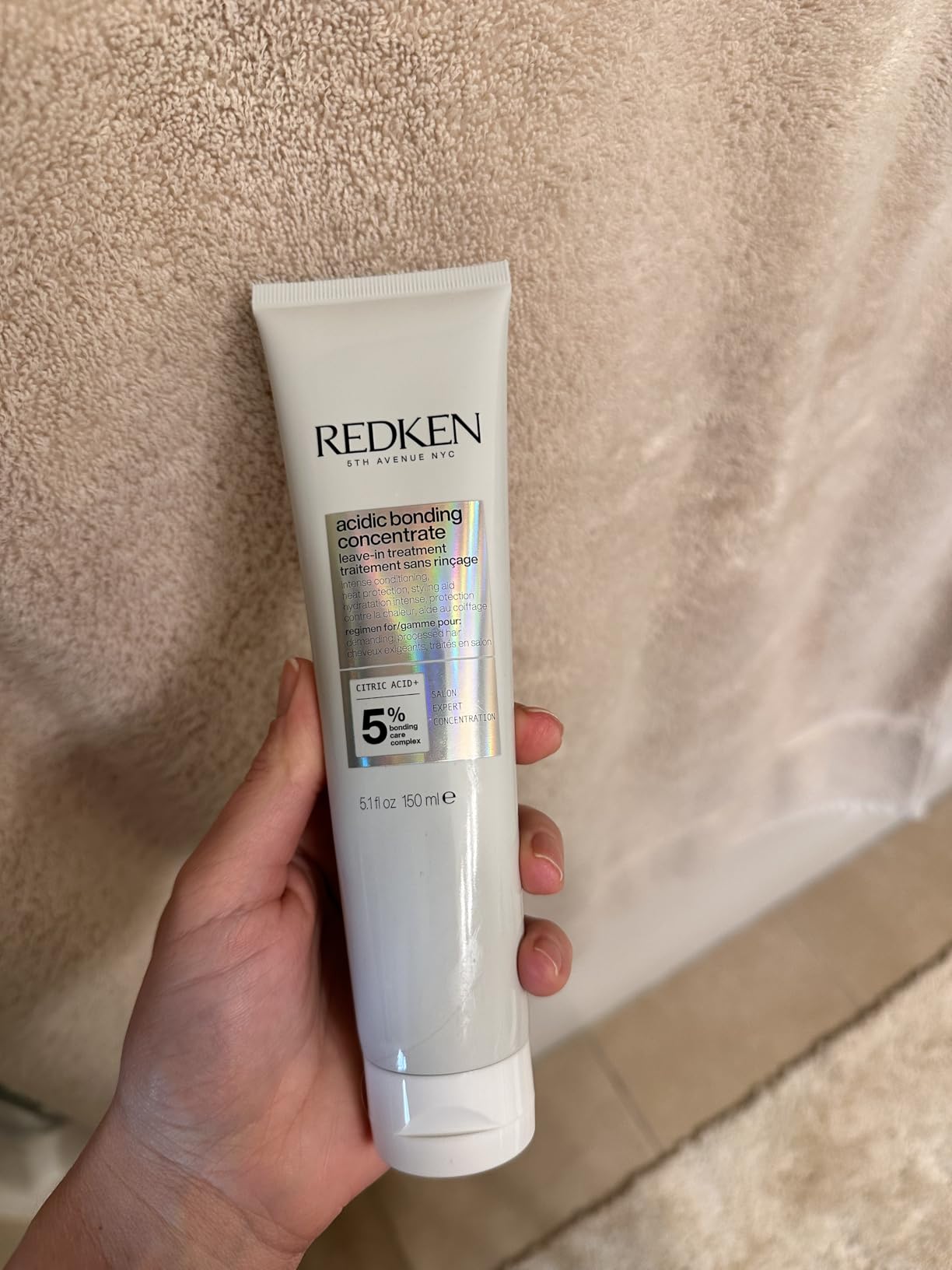 Redken Acidic Bonding Concentrate Leave In Conditioner - Hair Repair Treatment For Weak & Damaged Hair, Bond Building & Strengthening, Smooths & Provides Heat Protection customer photo 2