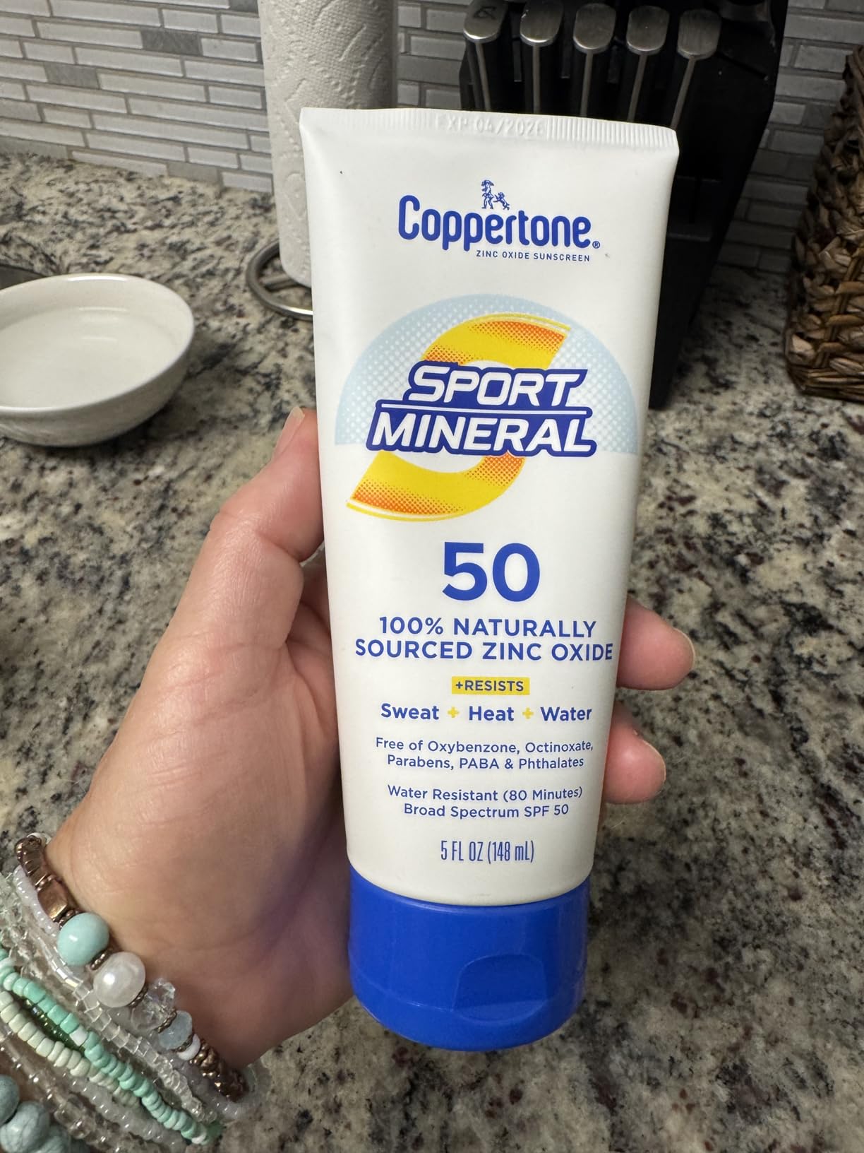 Coppertone Sport Mineral Sunscreen Lotion SPF 50, 5 FL OZ customer photo 1