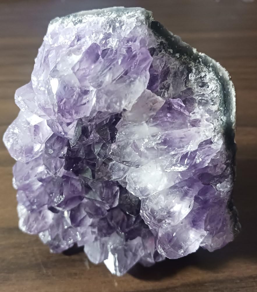 Raw Amethyst Stones and Crystals Rock, Healing Crystals (0.11Lb) customer photo 1