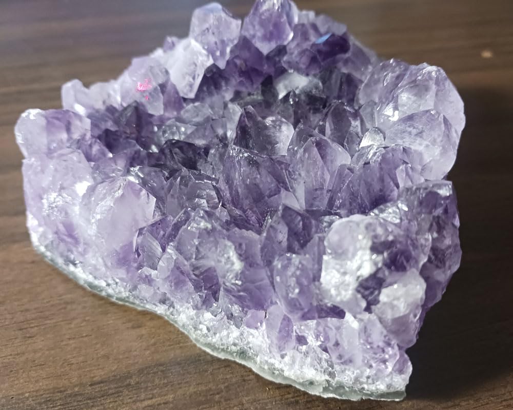 Raw Amethyst Stones and Crystals Rock, Healing Crystals (0.11Lb) customer photo 2
