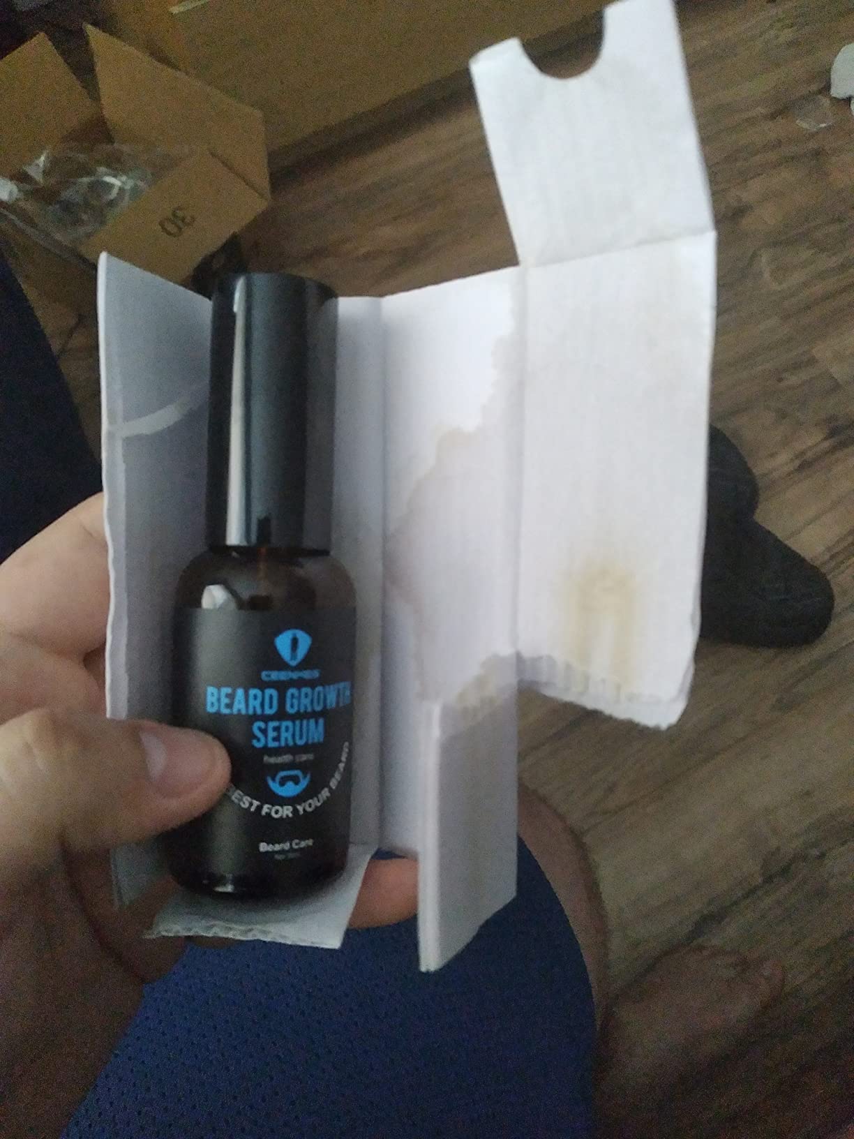 Beard Grooming Kit,Beard Kit with Beard Oil,Beard Growth Serum,Beard Wash, Beard Balm,Beard Brush, Beard Comb, Beard & Mustache Scissors Beard Growth Kit Unique Gifts for Men customer photo 2