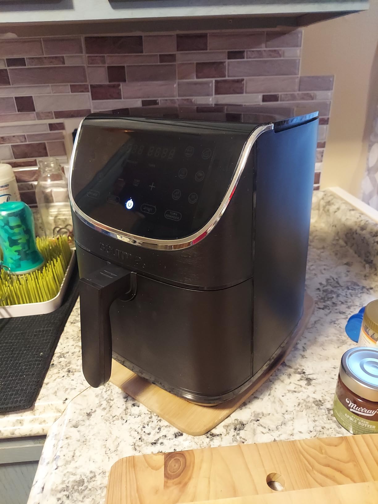 Gourmia Air Fryer - 7 Qt Basket Capacity, 12 Cooking Presets, Black customer photo 1