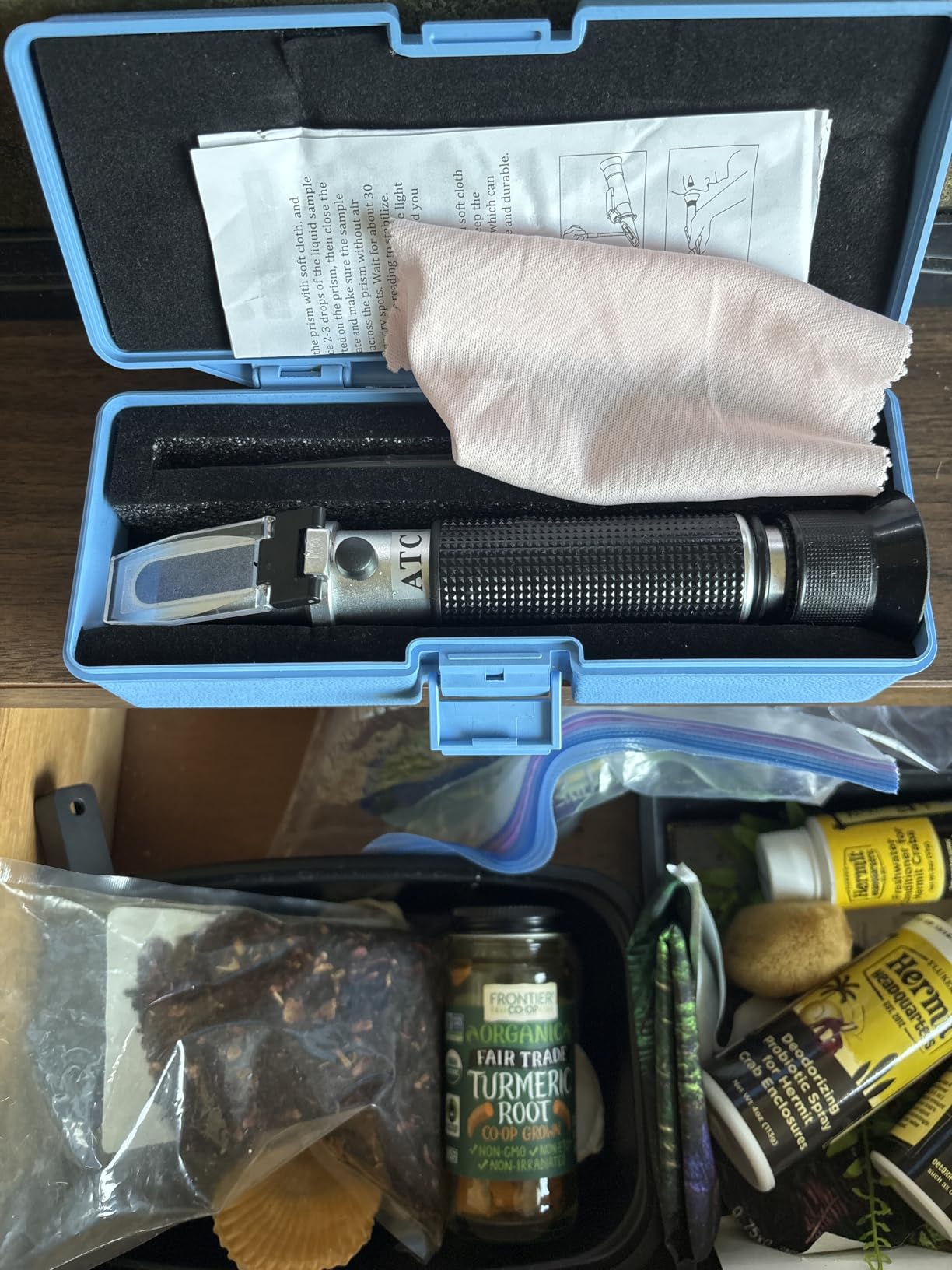 Salinity Refractometer for Aquarium Seawater Marine Fishkeeping customer photo 1