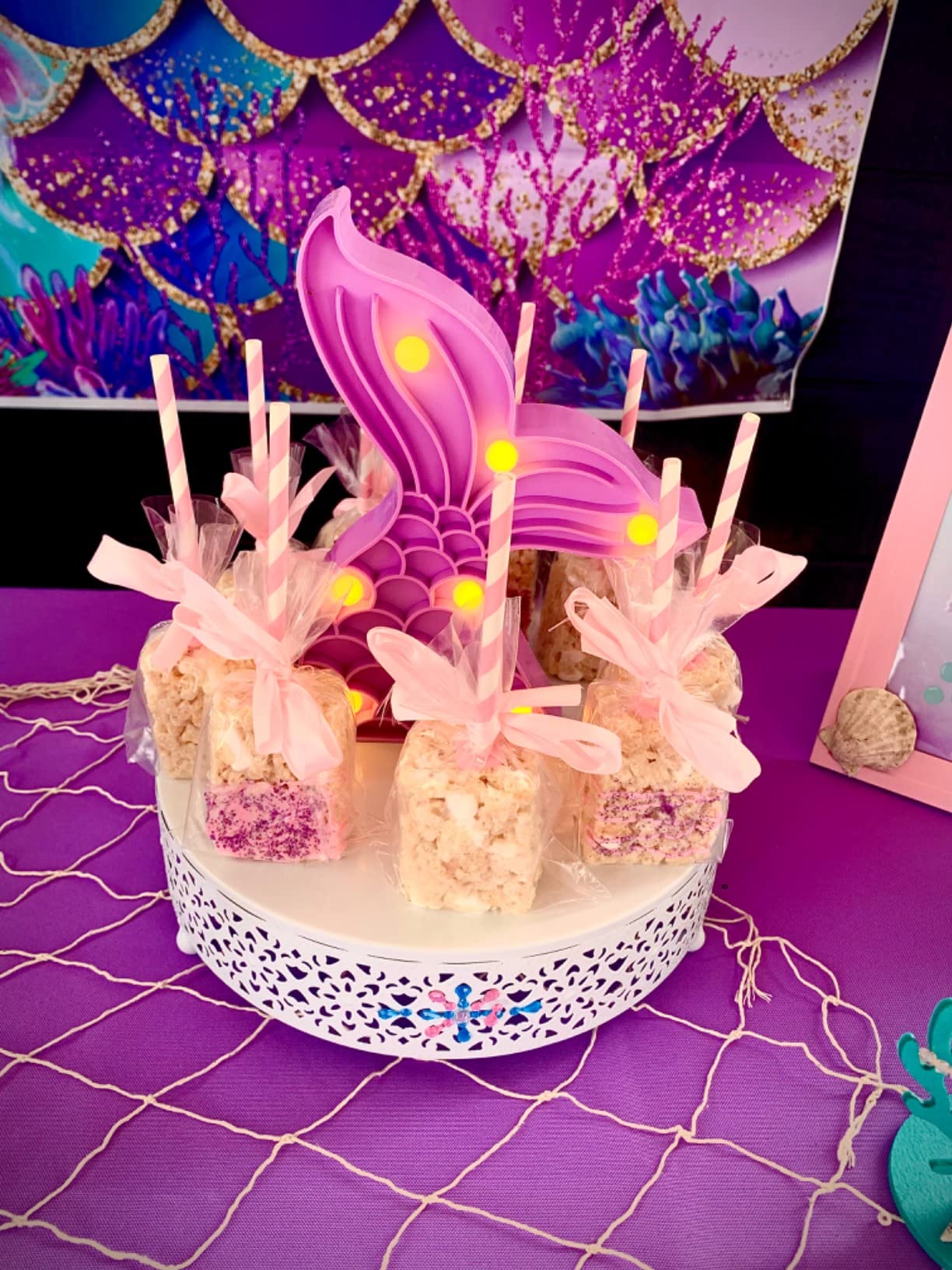 Hedume Set of 3 Cake Stand, Dessert Display Cupcake Stands, Round Metal Cake Stands, Cupcake Pastry Candy Display Plate for Wedding, Event, Birthday Party customer photo 1