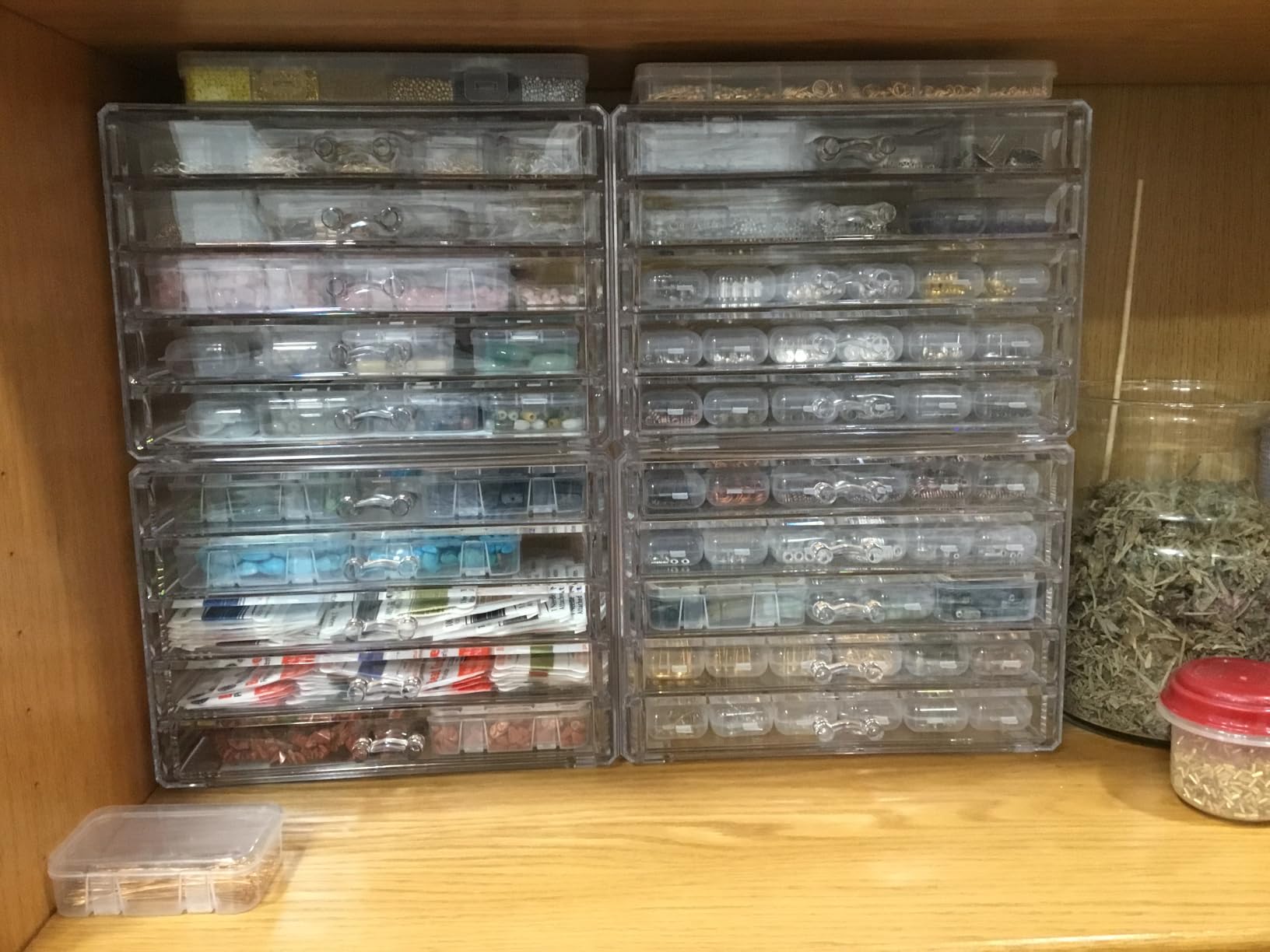 BINO THE MANHATTAN SERIES Acrylic Makeup Drawer Organizer-3 Large 2 Small Drawer | Clear Beauty Organizers and Storage| Cosmetic & Makeup Organizer | Home Organization| Jewelry & Vanity Accessories customer photo 2
