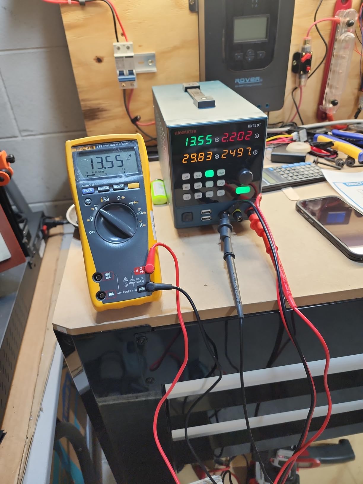 Programmable DC Power Supply (0-30 V 0-10 A) HM310T High Precision 4-Digit Voltage Current Power Time Display Variable Switching Digital Power Supply with PC Software and USB Interface customer photo 1