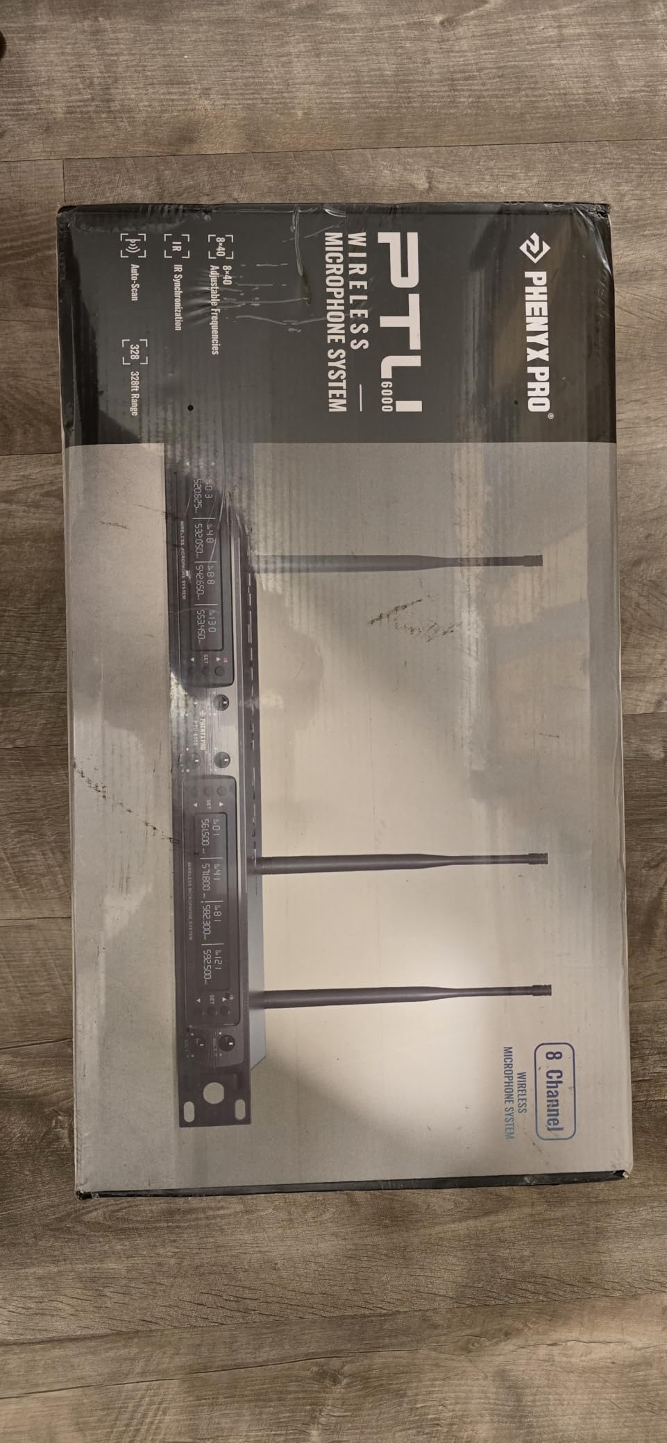 Phenyx Pro 8-Channel UHF Auto Scan Wireless Microphone System,PTU-6000-8H customer photo 2