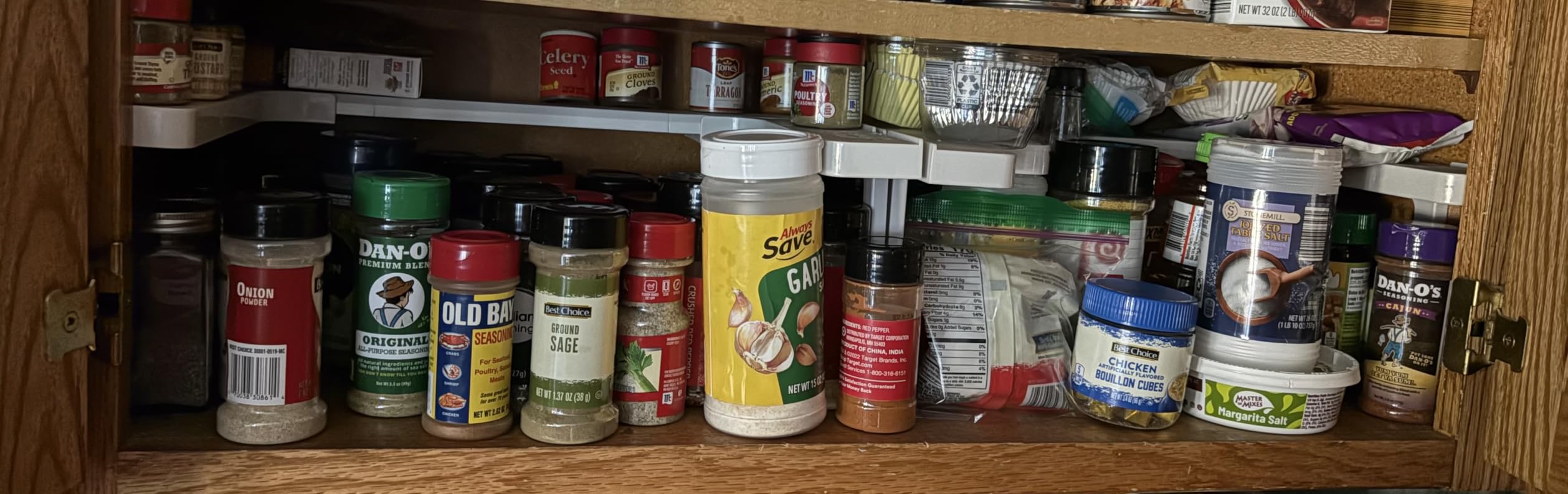 Pull Out Spice Rack for Cabinet, Spice Organizer 10 ⅜