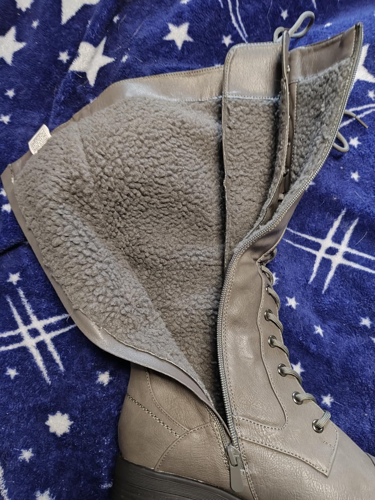 DREAM PAIRS Women's Knee High Riding Combat Boots customer photo 2