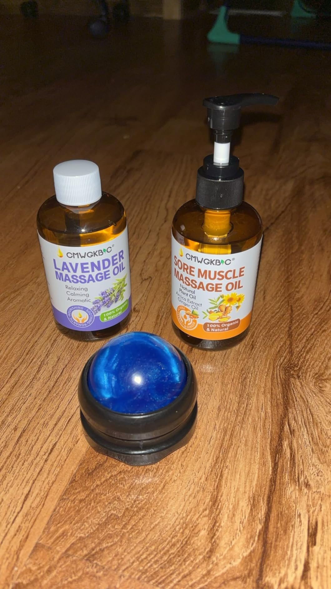 Massage Oil for Massage Therapy,Lymphatic Drainage-Ginger Oil Sore Muscle Arnica Oil&Lavender Oil Relaxing Massage Oils for Date Night,Massage Ball,Body Oil for Women,Mens Gifts,Birthday Gifts for Men customer photo 1