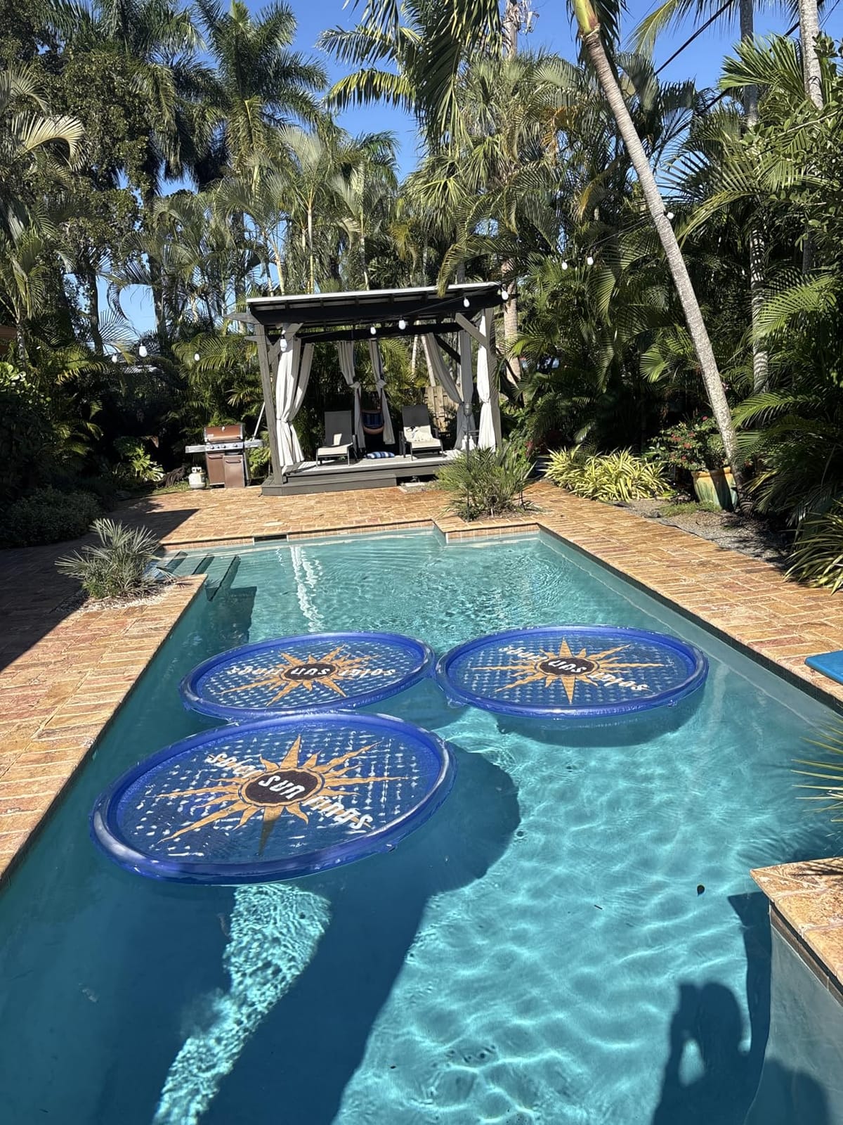 Solar Sun Rings 60-Inch UV Resistant Solar Pool Heater │ Above Ground & Inground Pools & Spas │ Sunburst │ 9-Pack customer photo 1
