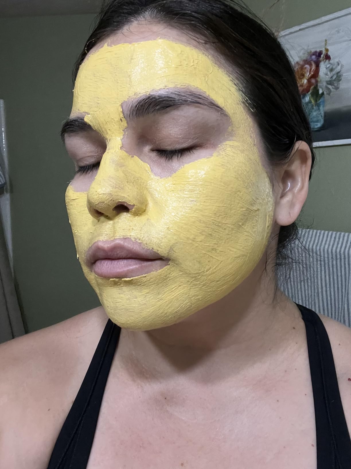 SHVYOG Turmeric Vitamin C Clay Mask with Kaolin Clay for Dull & Blemish-Prone Skin, Deep Cleansing Facial Mask, Face Masks Skincare for Controlling Oil and Refining Pores 5.29 Oz 150g customer photo 2