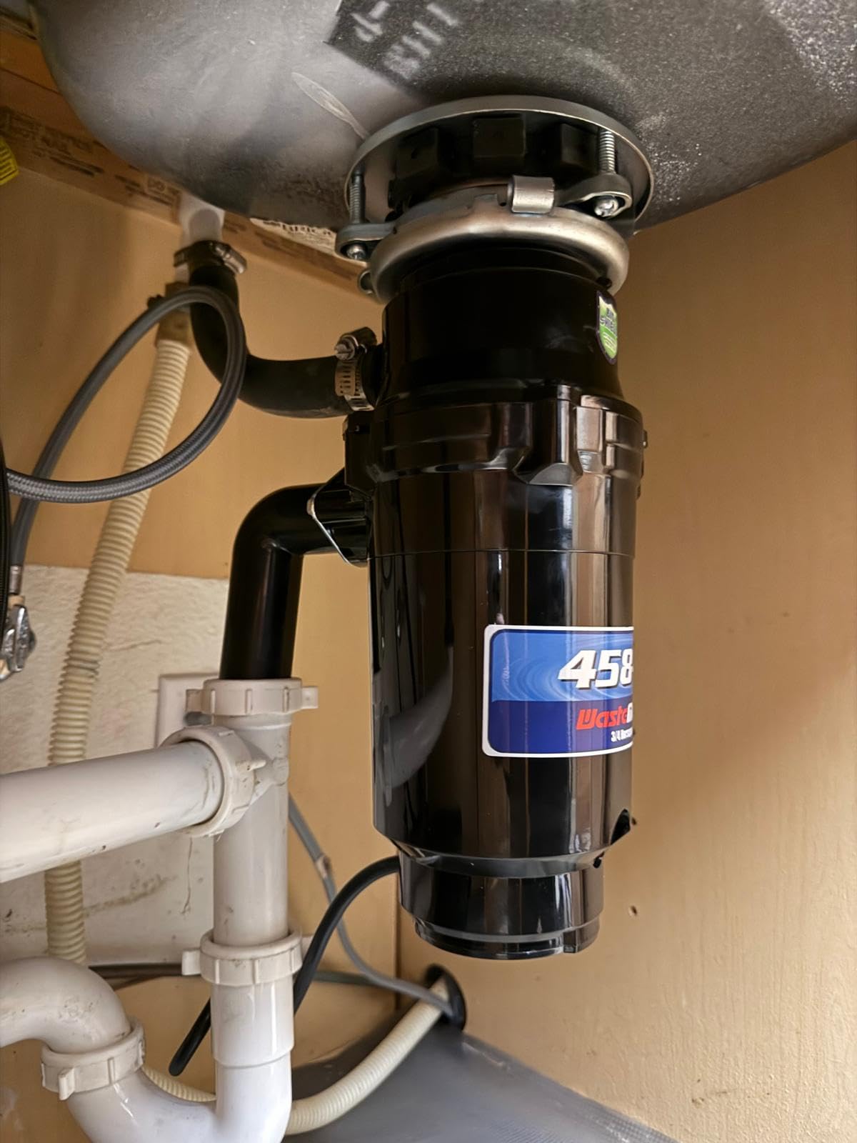 Waste Maid Garbage Disposal, Anti-Jam, Continuous Feed, 3/4 HP Slim Line customer photo 2
