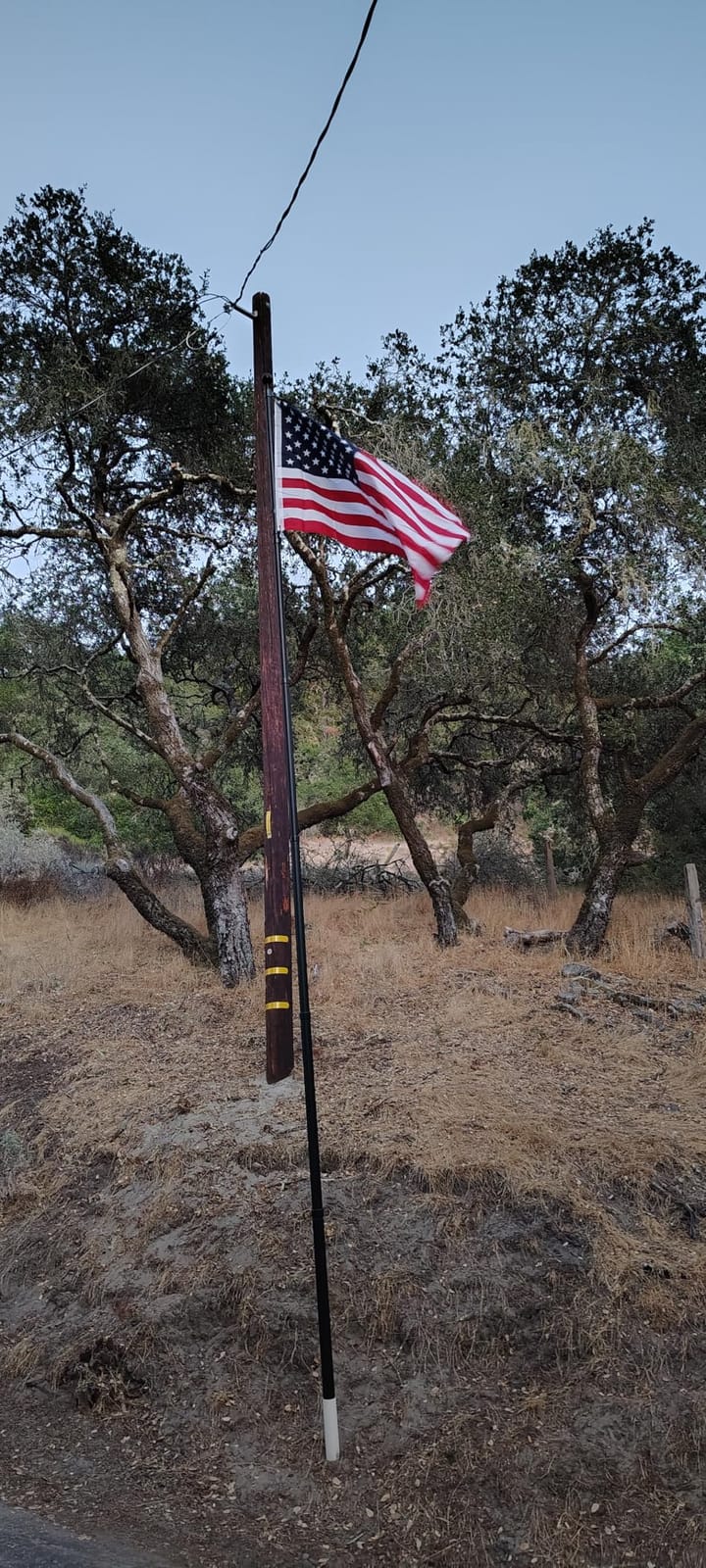20 FT Telescoping Flag Pole, Heavy Duty Aerospace Aluminum Flagpole Kit | 45K PSI & 95 HBW Hard Flag pole for Outside House, Unbending Telescopic Outdoor In-Ground Flag Poles for Yard customer photo 2