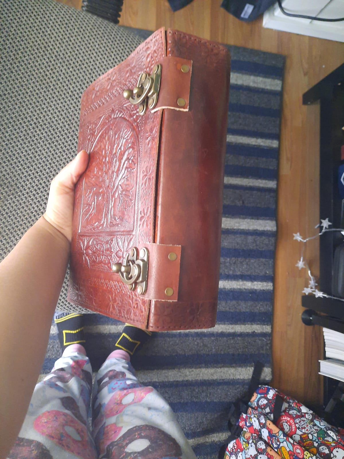 600 Pages Large Tree of Life Journal | Leather Journal Diary | Embossed Large Tree of Life Notebook | Writing Leather Notebook | Handmade Leather Journal | Leather Grimoire | Leather Sketchbook 7 x 10 customer photo 1