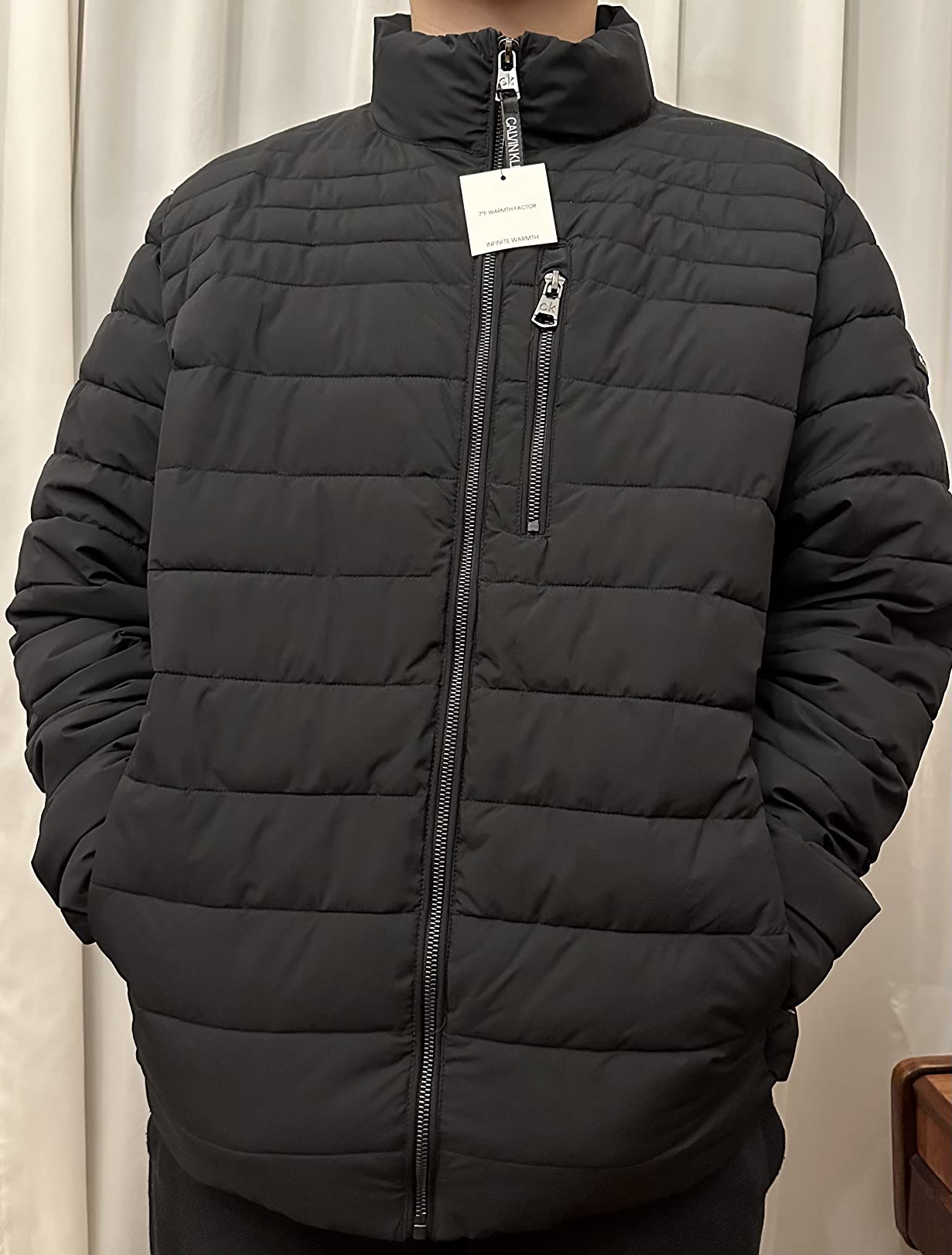 Calvin Klein Men's Full Zip Down Puffer Coat customer photo 1