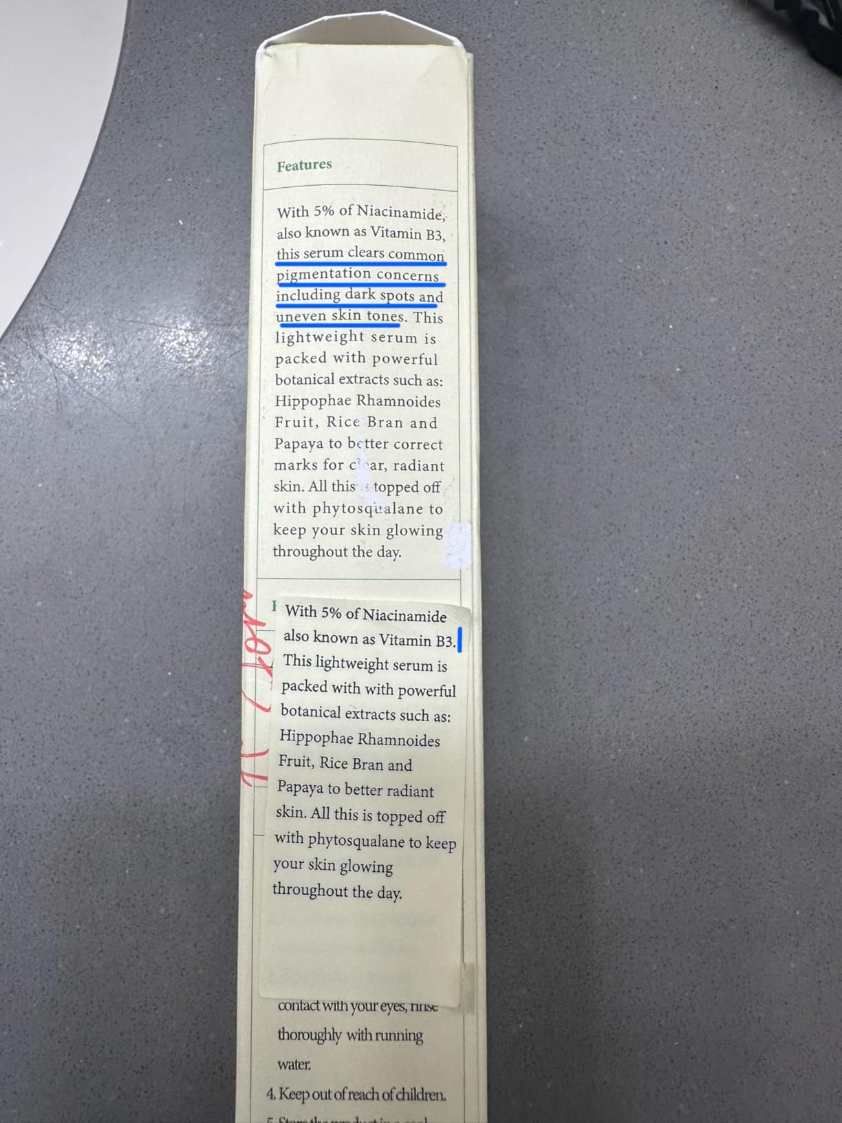 AXIS-Y Dark Spot Correcting Glow Serum - 5% Niacinamide Dark Spot Remover For Face - Vegan Korean Skin Care Niacinamide Serum for All Skin Types (1.69 fl. oz.) customer photo 1