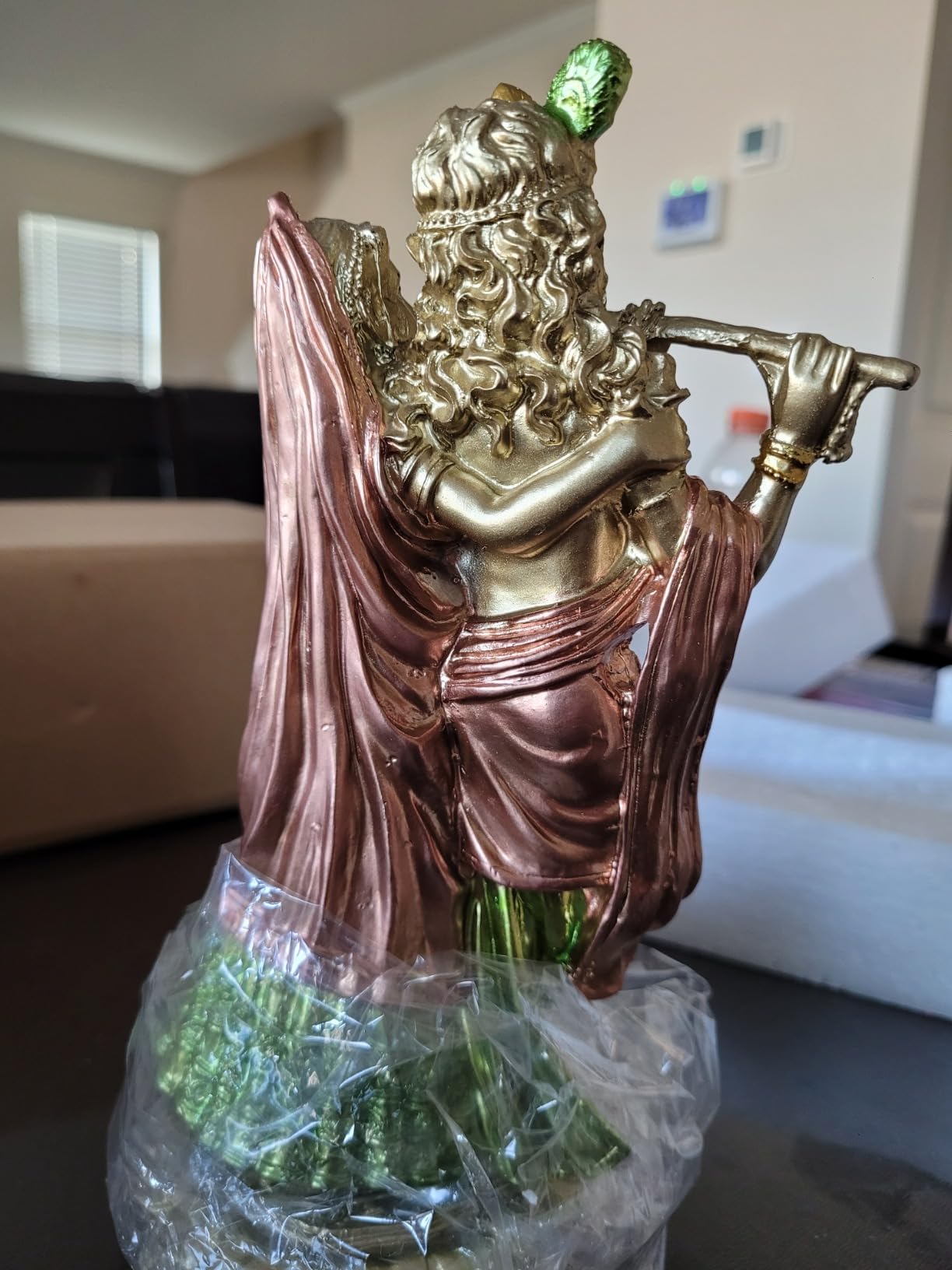 alikiki Hindu Idol Radha Krishna Statue - Indian God Goddess Figurine Murti Pooja Item Home Office Temple Mandir Puja Item India Buddha Diwali Wedding Gifts Meditation Altar Shrine Kit customer photo 2