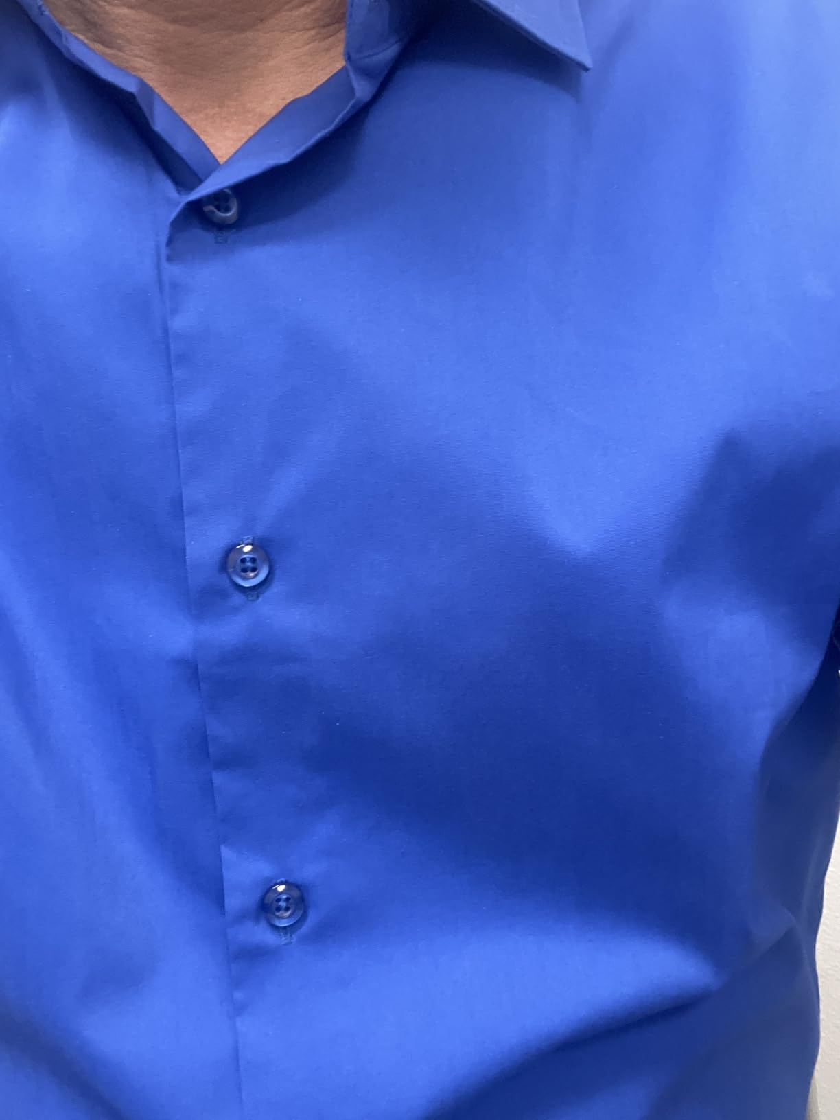 Alex Vando Mens Dress Shirt Wrinkle Free 4-Way Stretch Button Down Shirts customer photo 2