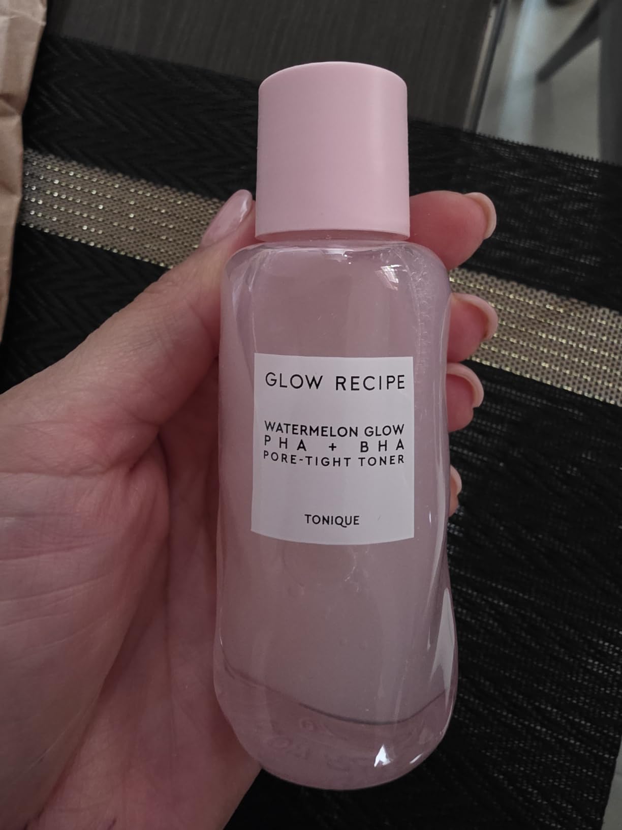 Glow Recipe PHA + BHA Face Toner, Korean Exfoliating Toner for Pores, Gentle Chemical Exfoliant + Hydrating Toner, Watermelon, Cactus Water + Glycerin (40ml) customer photo 2