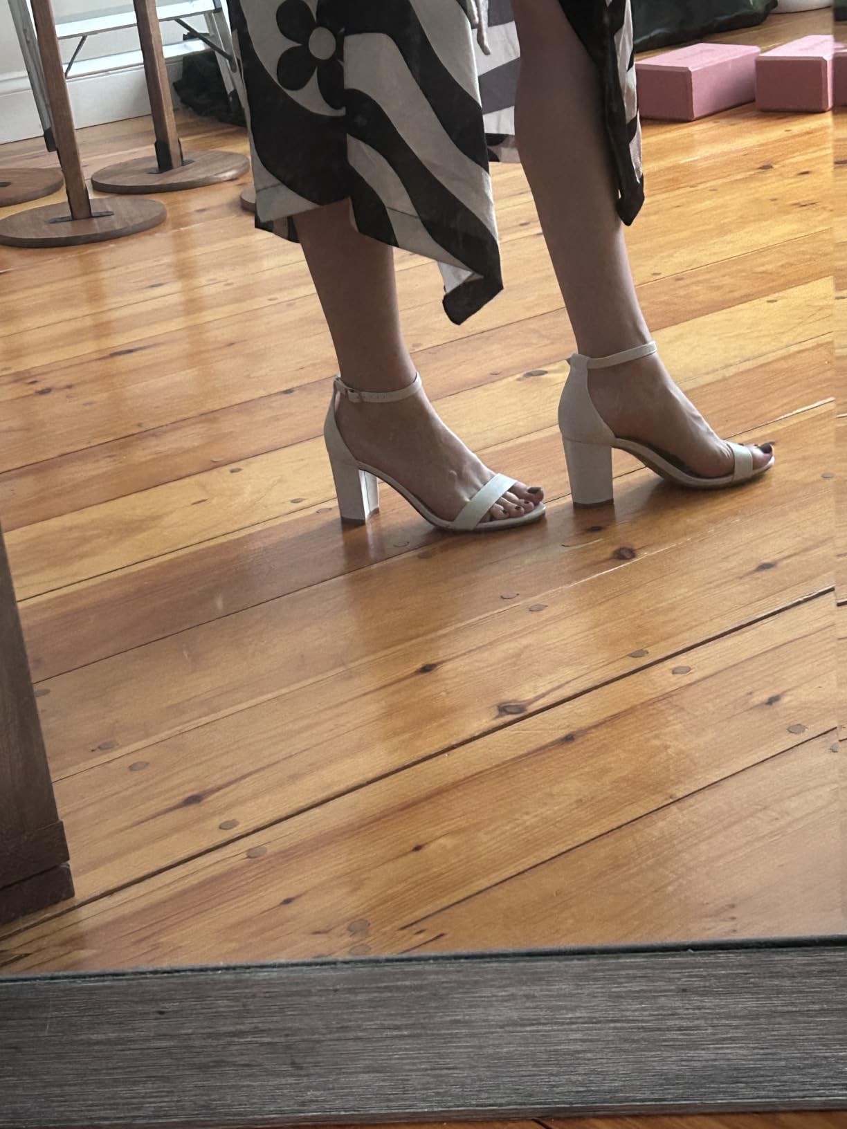 Ankis Heels for Women Open Toe Ankle Strap Chunky Heel Sandals 2.75 Inch customer photo 2