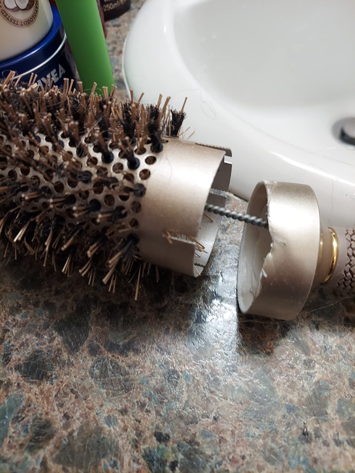 AIMIKE Round Brush Set for Blow Out, Boar Bristle Blend for Shine, Volume customer photo 1